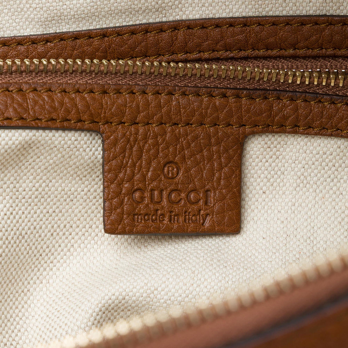 Gucci Medium GG Canvas Bella Shoulder Bag