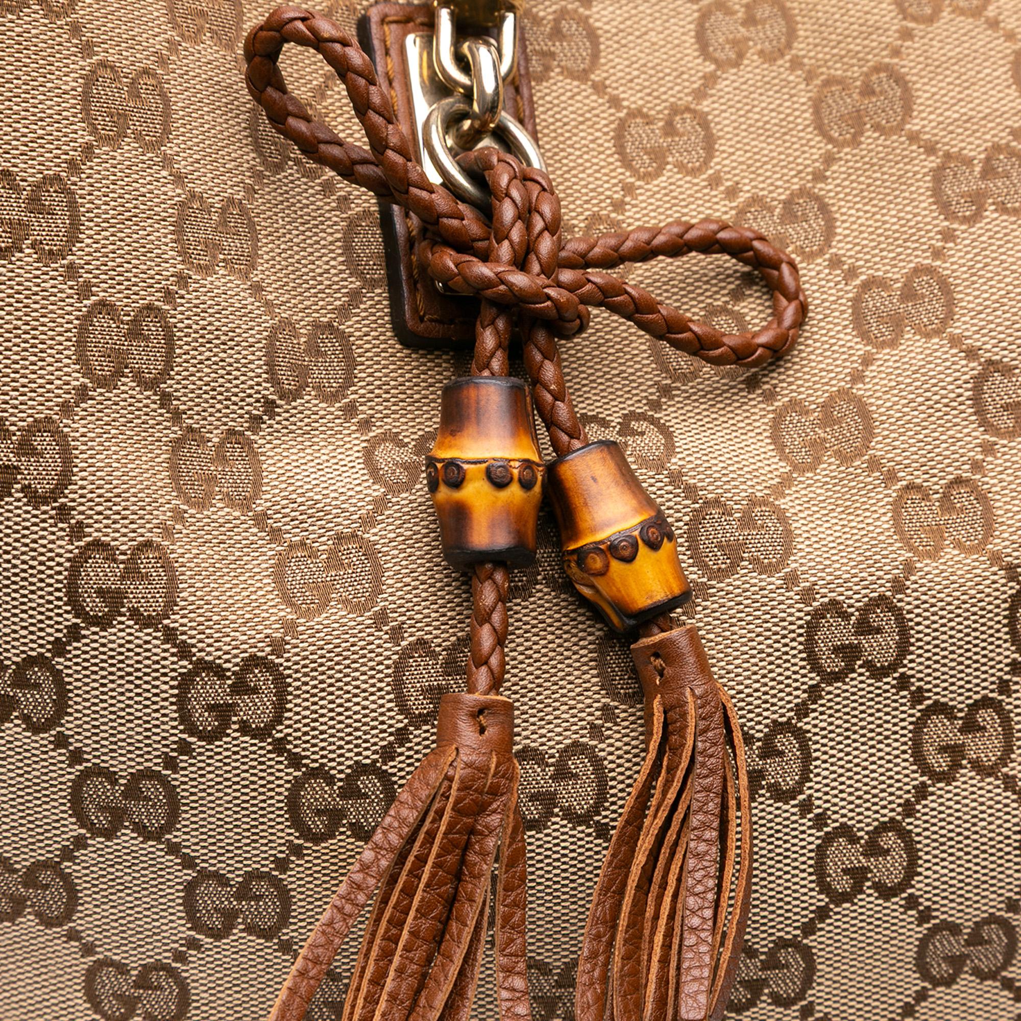 Gucci Medium GG Canvas Bella Tote