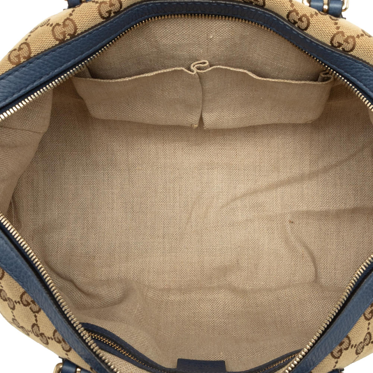 Gucci Medium GG Canvas Belted Boston Bag