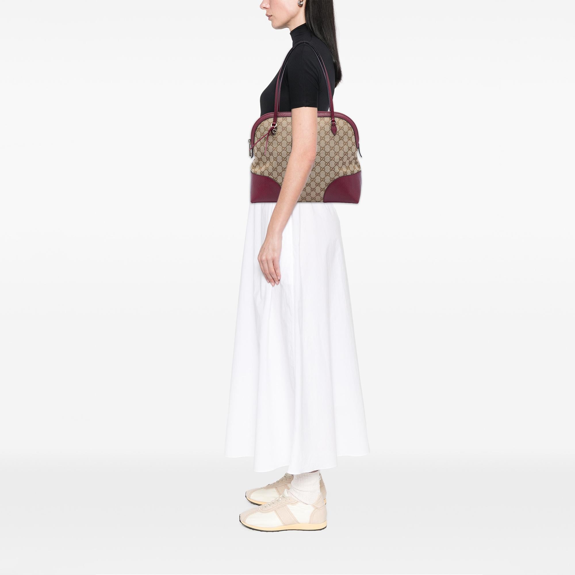 Gucci Medium GG Canvas Bree Dome Tote