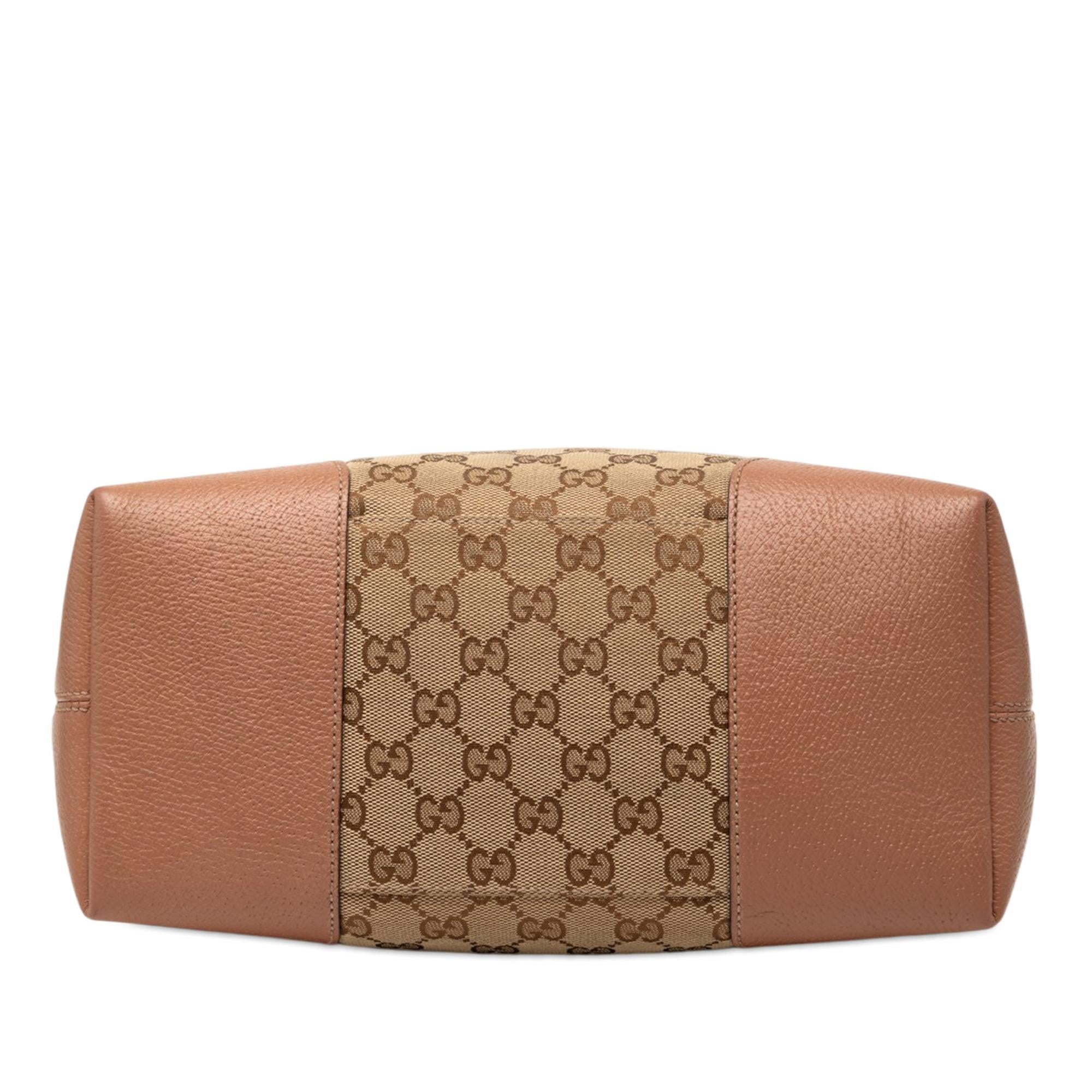 Gucci Medium GG Canvas Bree Fold Over Tote