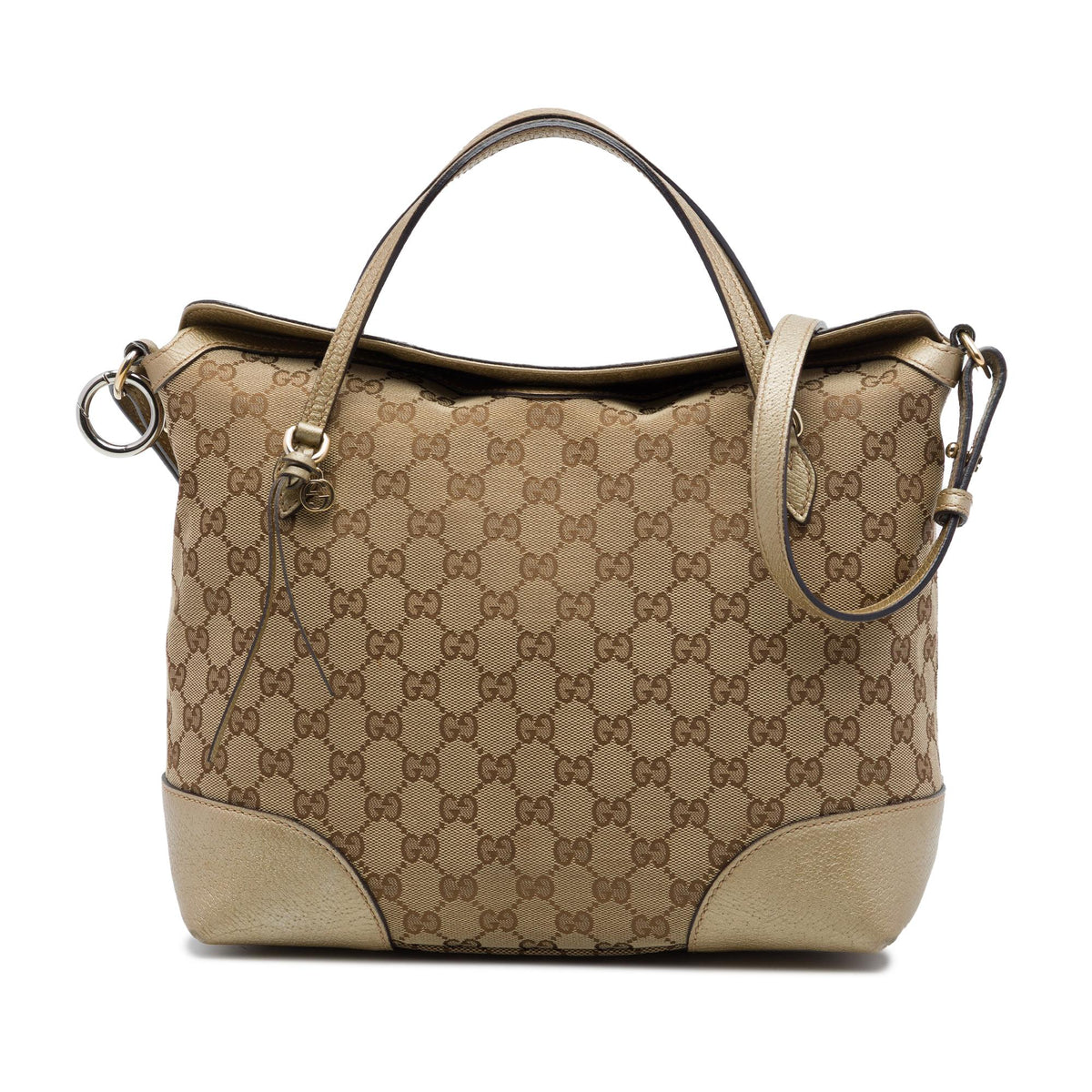 Gucci Medium GG Canvas Bree Fold Over Tote