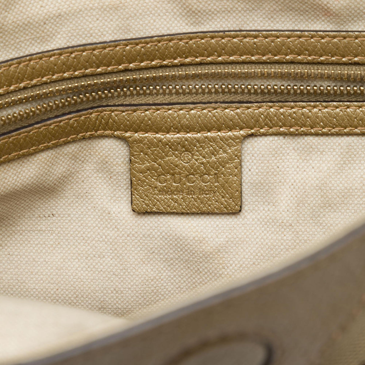 Gucci Medium GG Canvas Bree Fold Over Tote