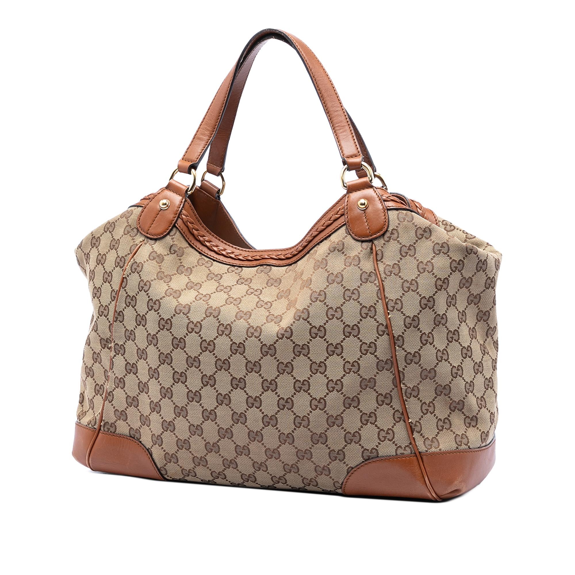 Gucci Medium GG Canvas Brick Lane Tote