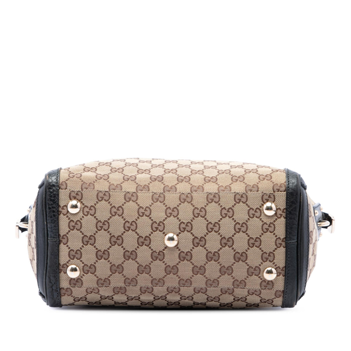 Gucci Medium GG Canvas Charm Satchel