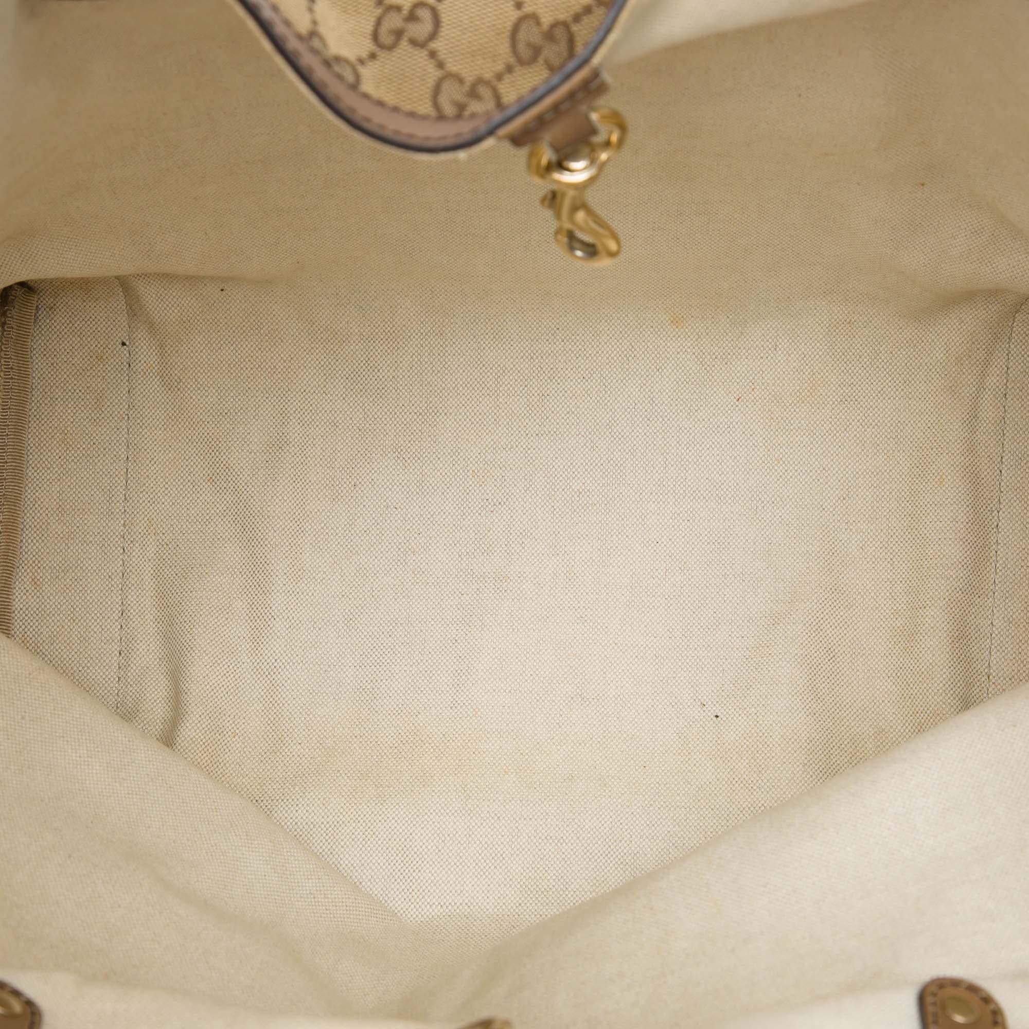 Gucci Medium GG Canvas Craft Tote
