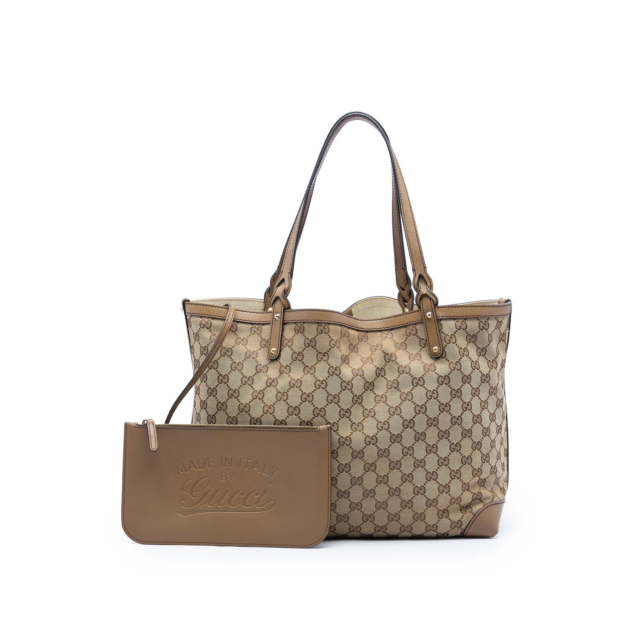 Gucci Medium GG Canvas Craft Tote