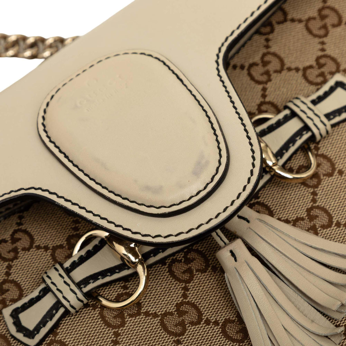 Gucci Medium GG Canvas Emily Shoulder Bag