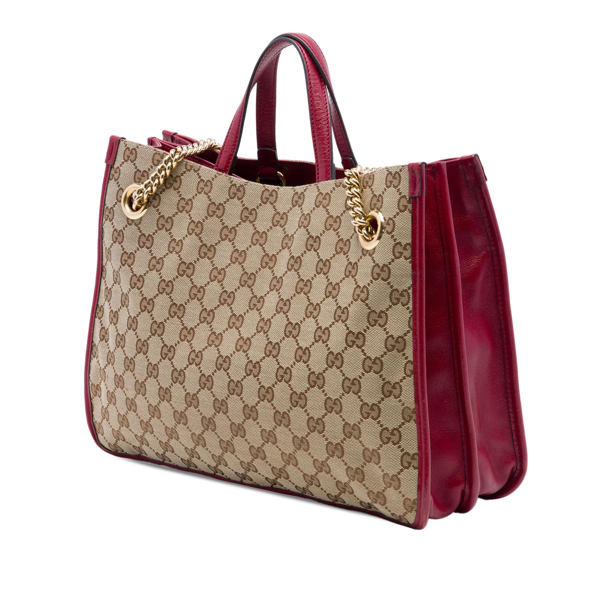 Gucci Medium GG Canvas Horsebit 1955 Chain Tote