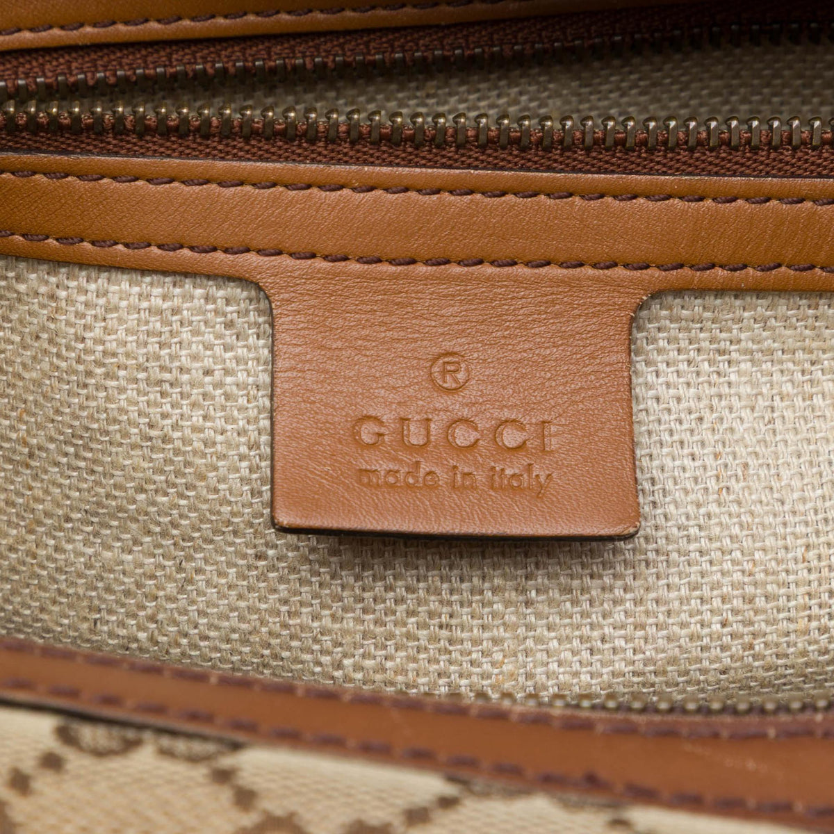 Gucci Medium GG Canvas Lady Web Boston Bag