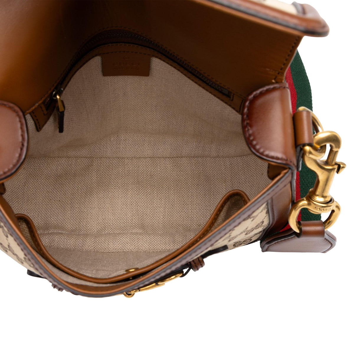 Gucci Medium GG Canvas Lady Web Crossbody
