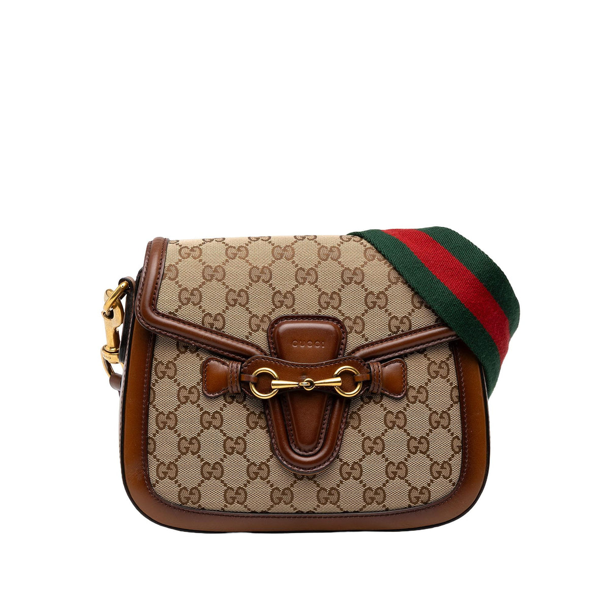 Gucci Medium GG Canvas Lady Web Crossbody