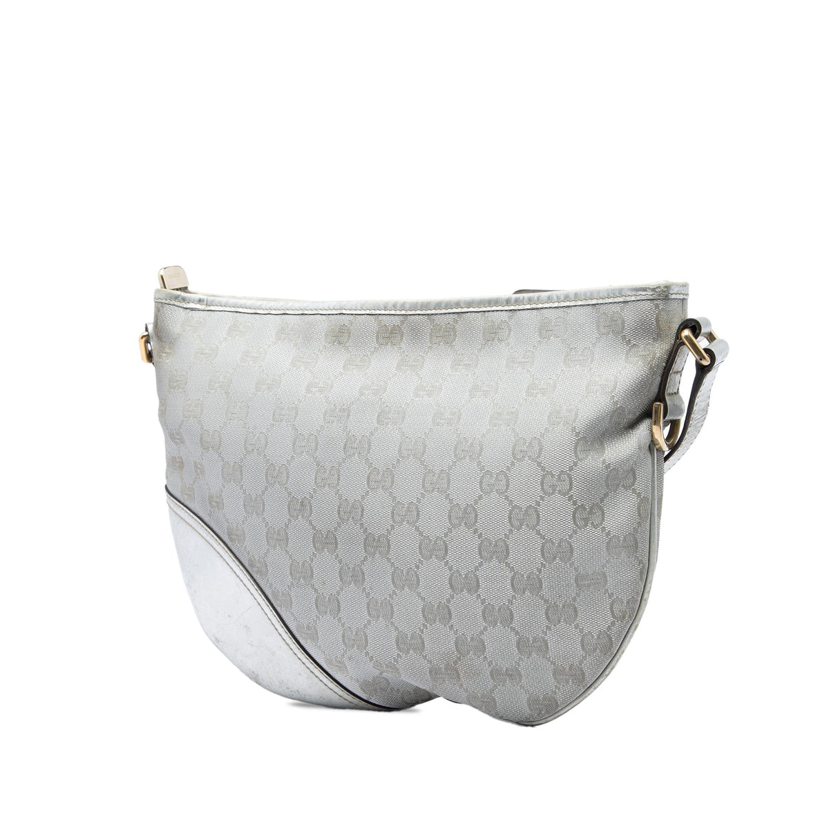 Gucci Medium GG Canvas New Britt Half Moon Crossbody