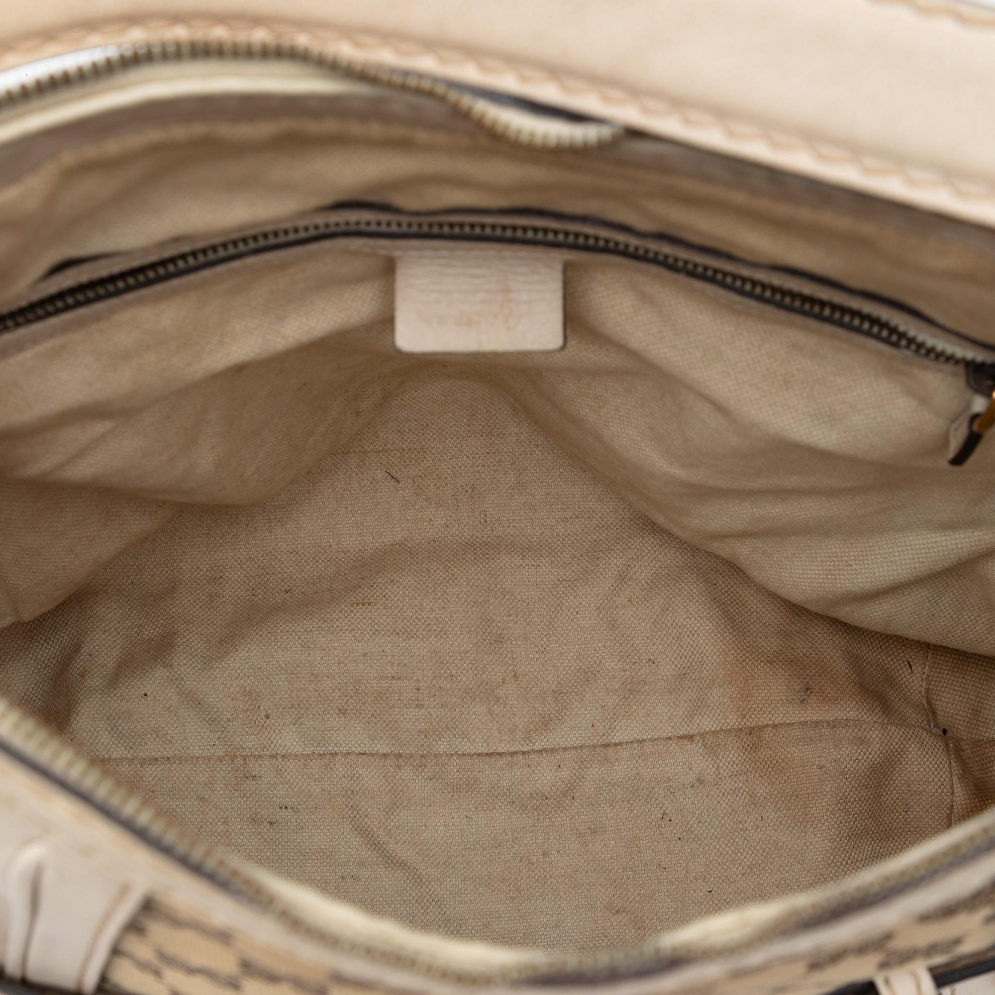 Gucci Medium GG Canvas Running Satchel