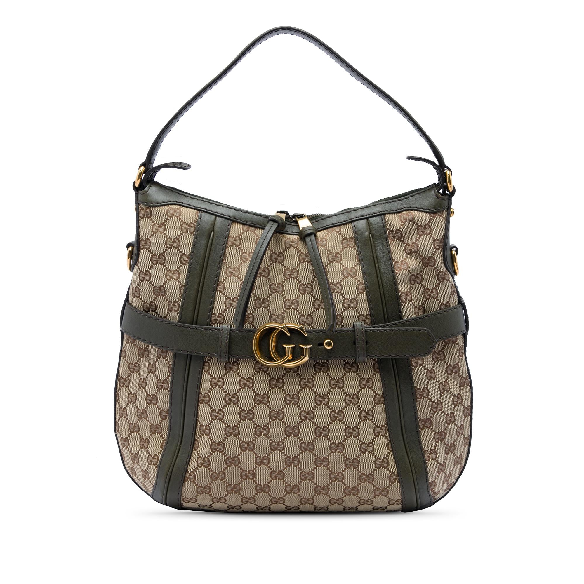 Gucci Medium GG Canvas Running Satchel