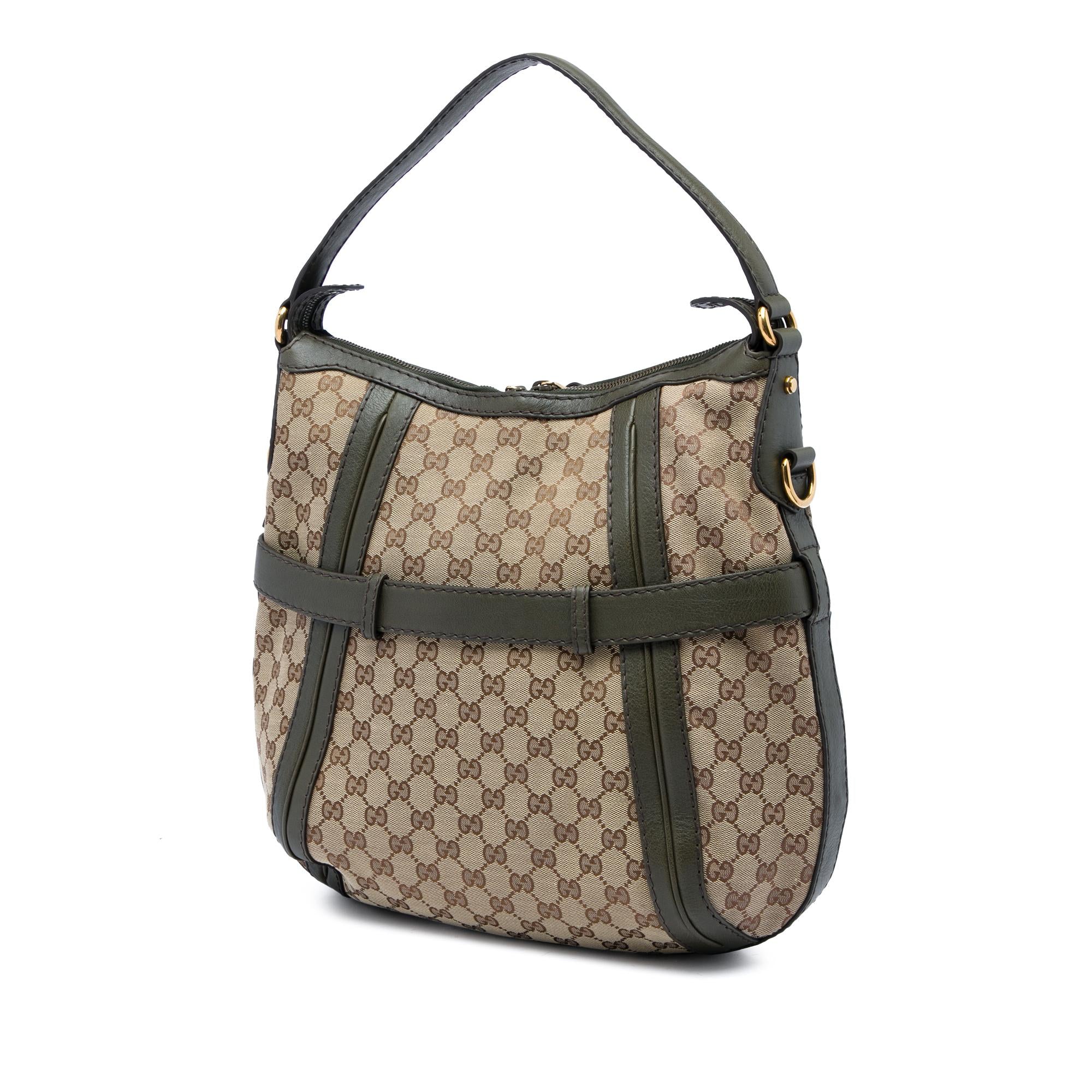 Gucci Medium GG Canvas Running Satchel