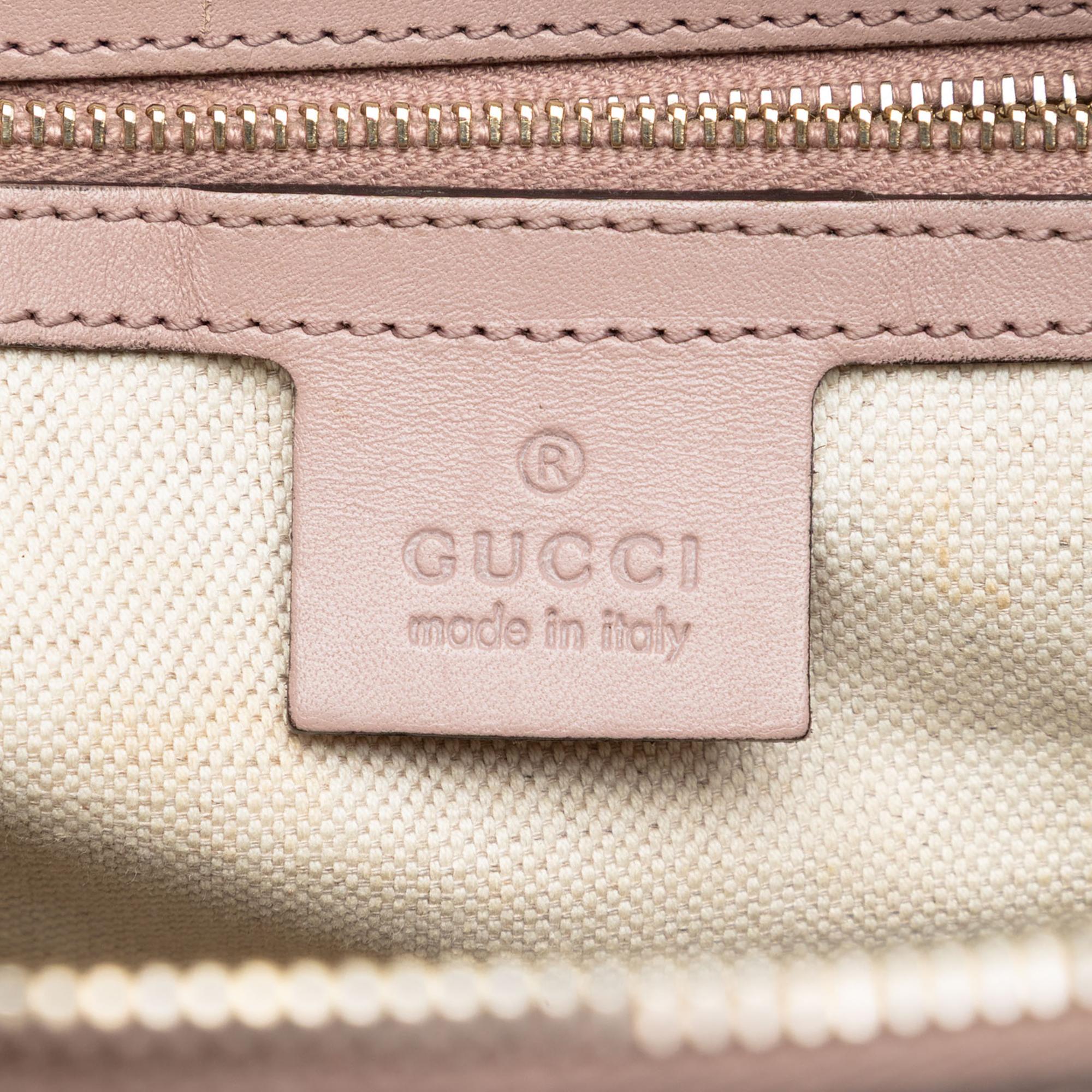 Gucci Medium GG Canvas Web Joy Boston Bag