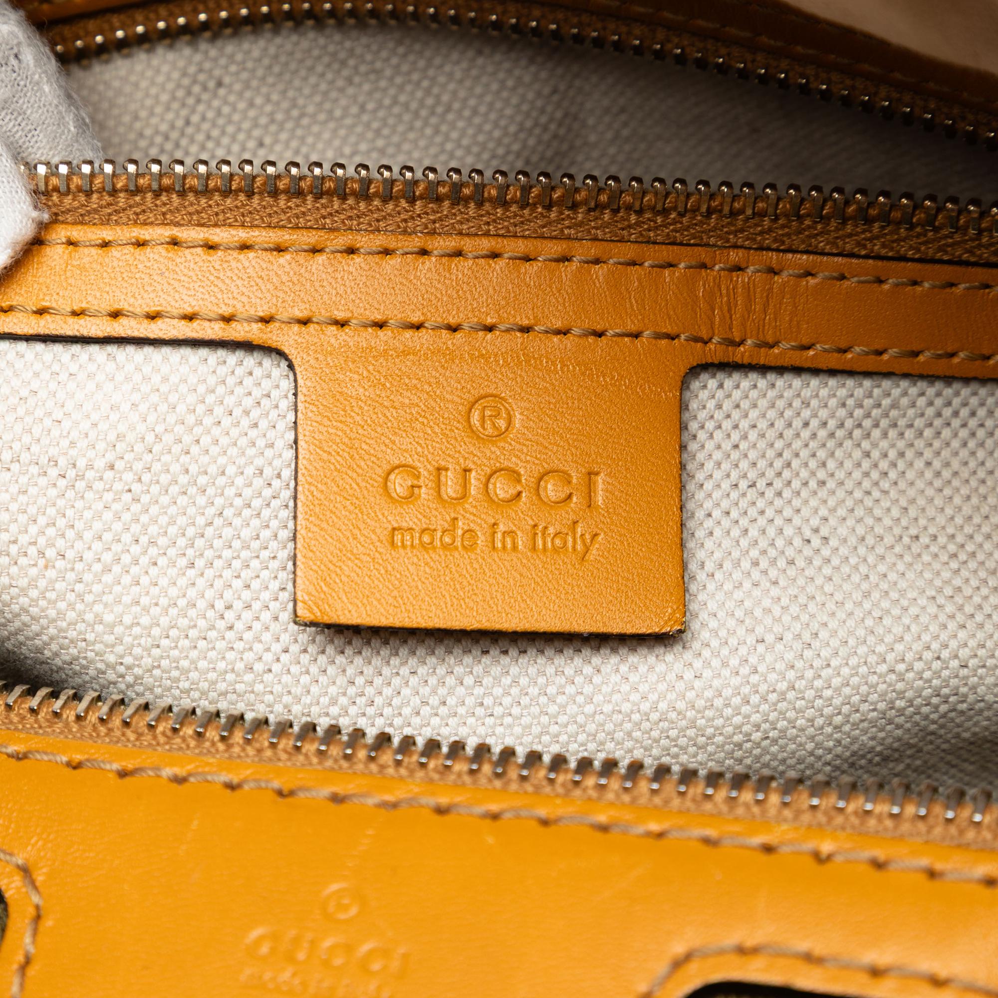 Gucci Medium GG Canvas Web Joy Boston Bag