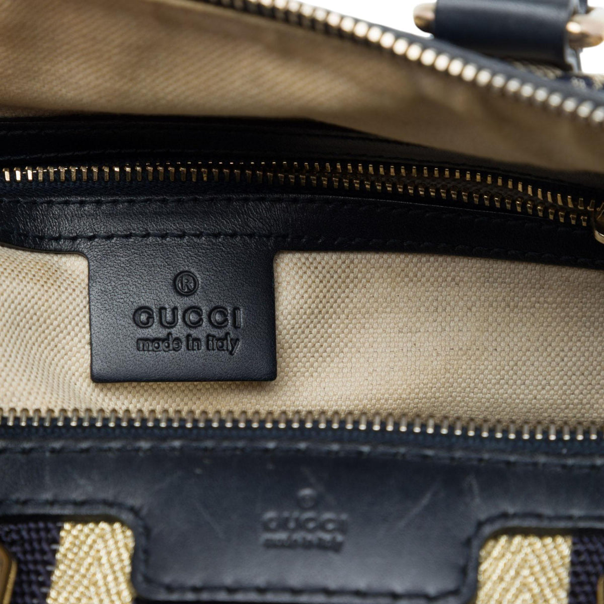 Gucci Medium GG Canvas Web Joy Boston Bag