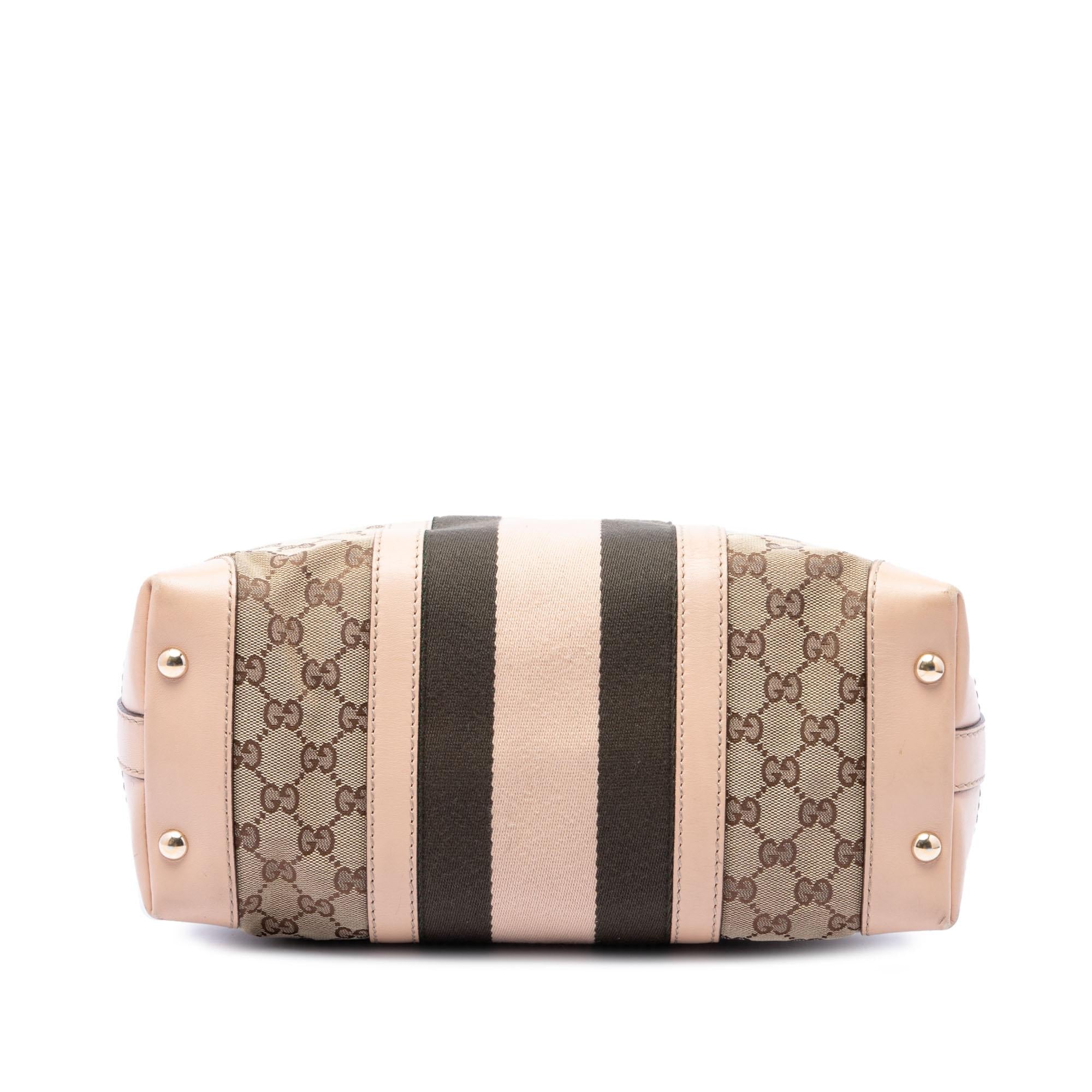 Gucci Medium GG Canvas Web Shoulder Bag