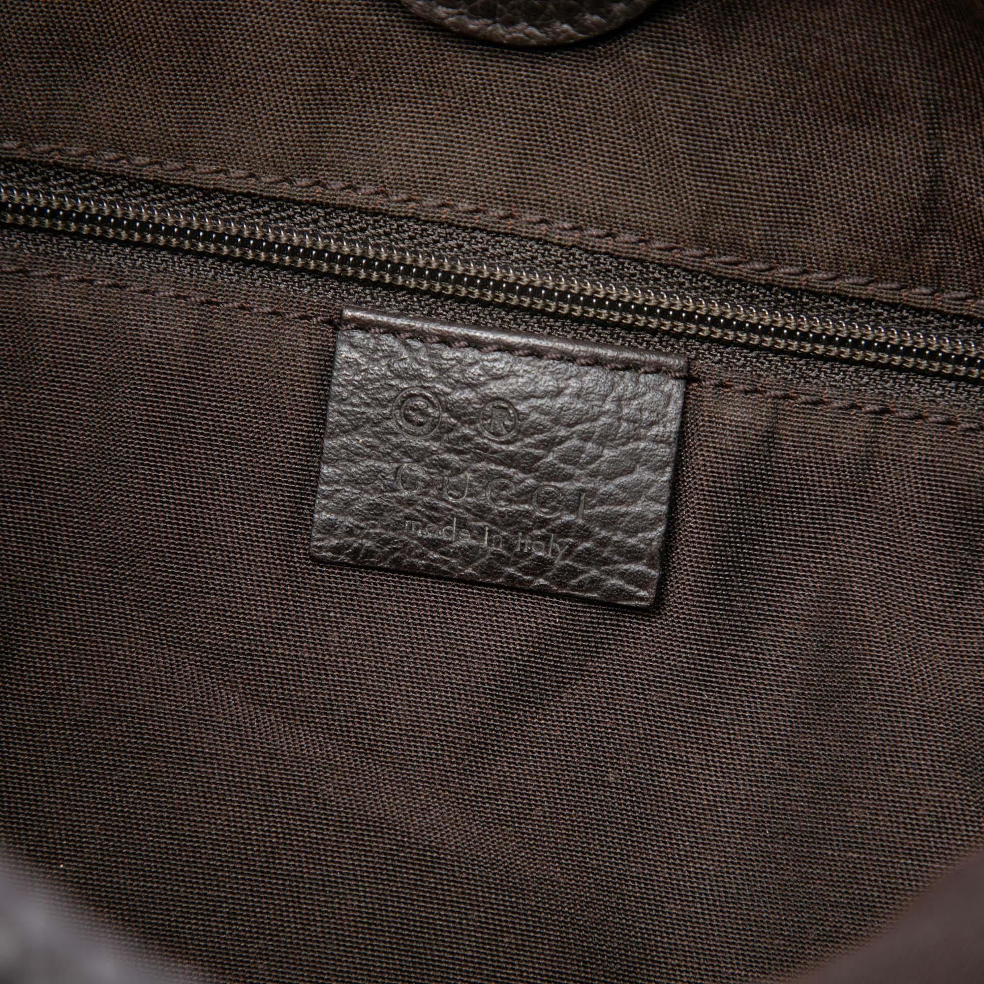 Gucci Medium GG Denim Marrakech Shoulder Bag