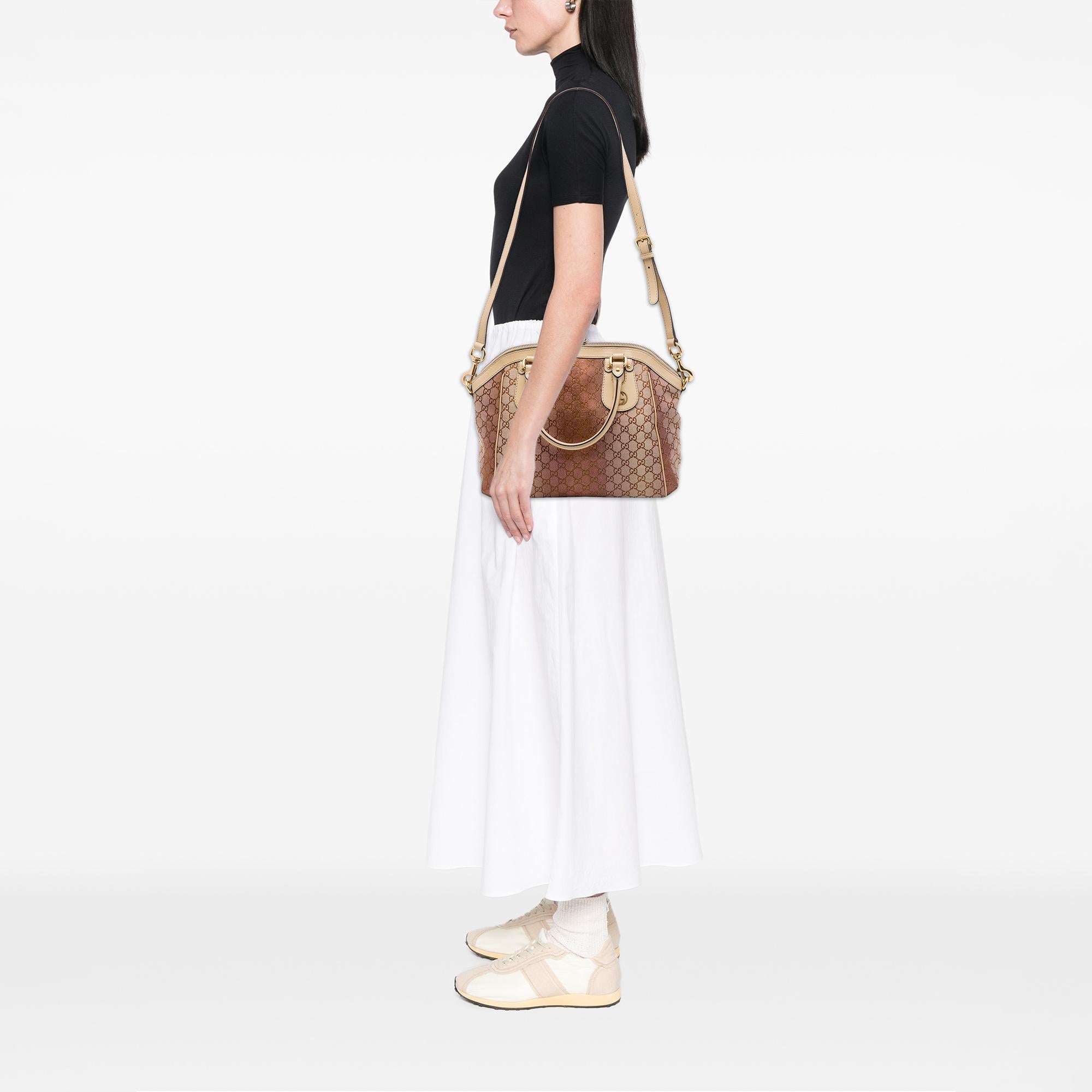 Gucci Medium GG Lurex Scarlett Satchel