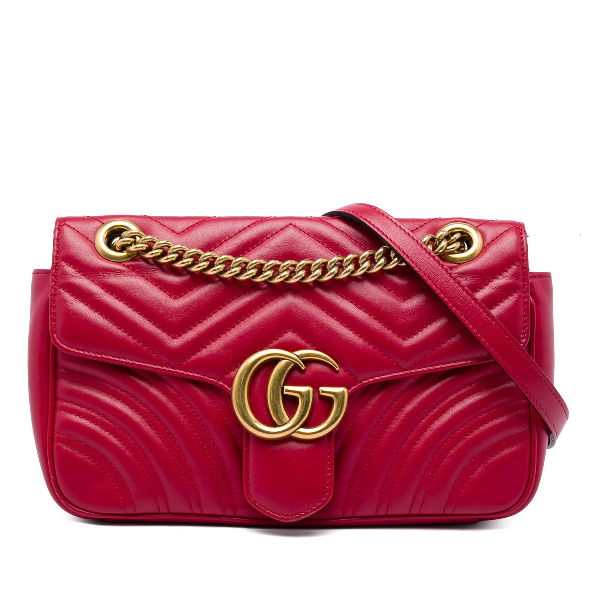 Gucci Medium GG Marmont Matelasse Calfskin Shoulder Bag