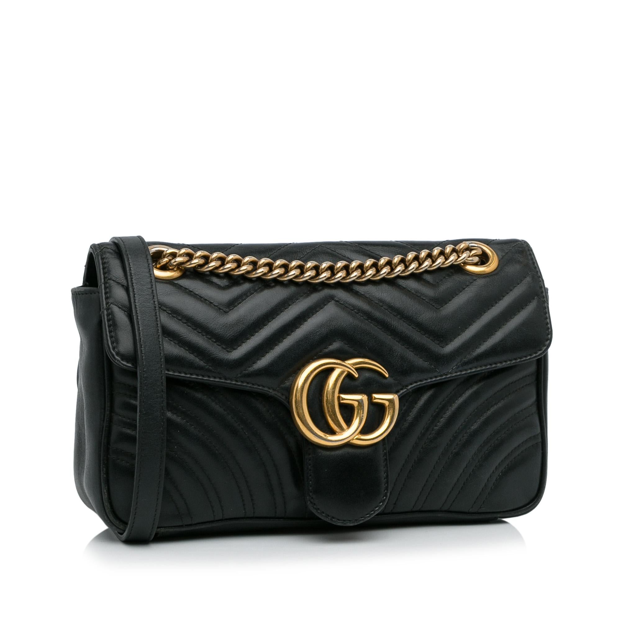 Gucci Medium GG Marmont Matelasse Crossbody (SHG-4Kd9cl)