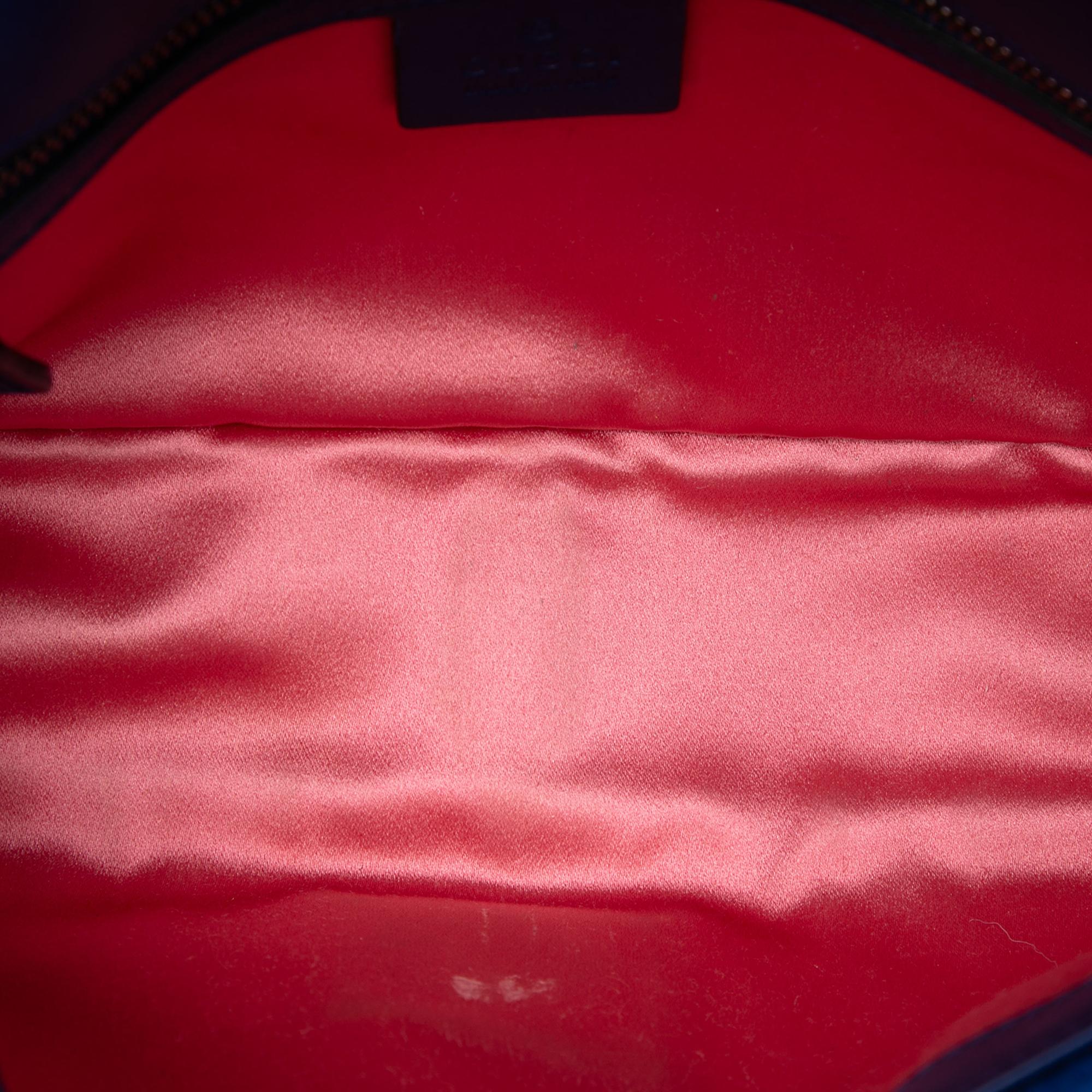 Gucci Medium GG Marmont Matelasse Velvet Shoulder Bag