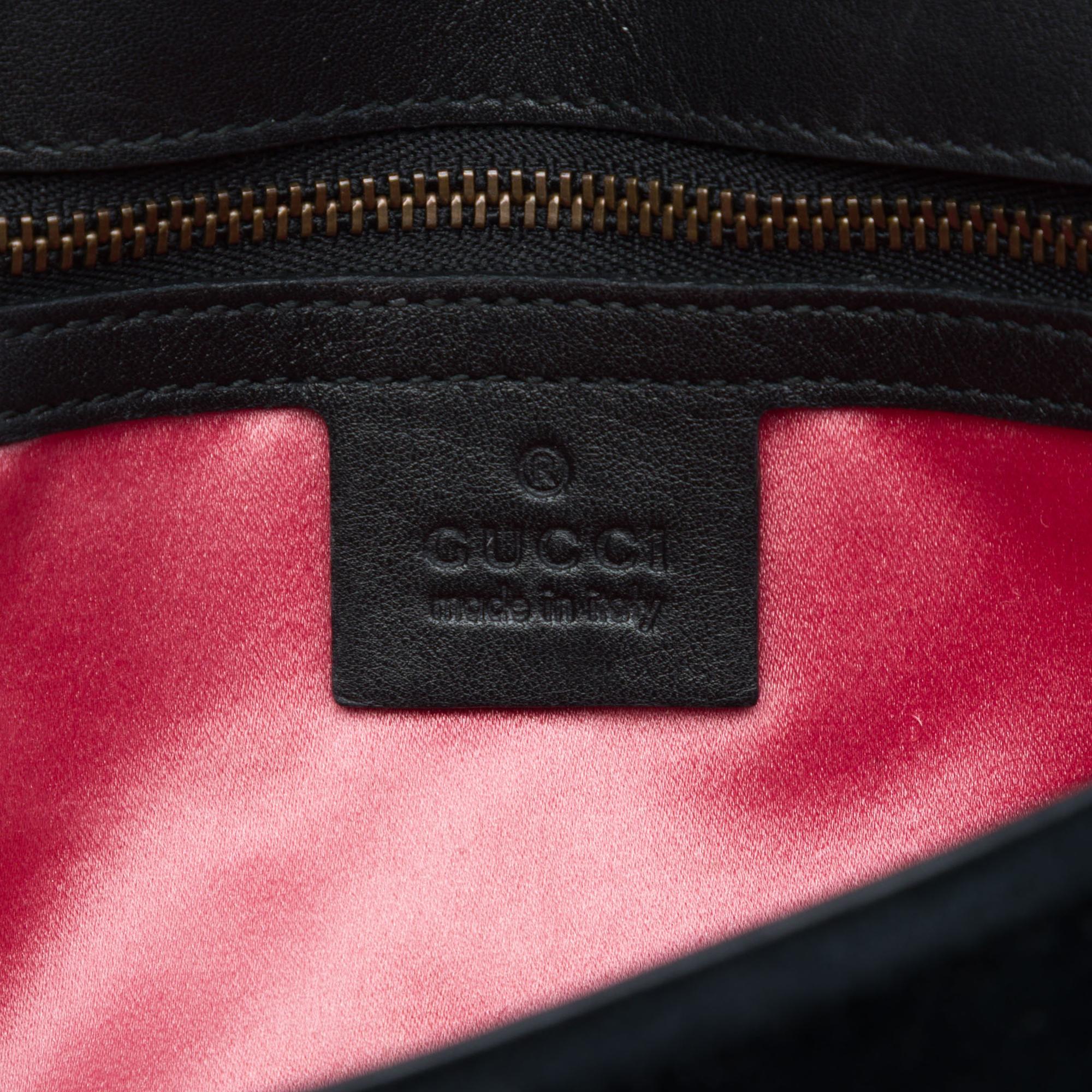 Gucci Medium GG Marmont Matelasse Velvet Shoulder Bag