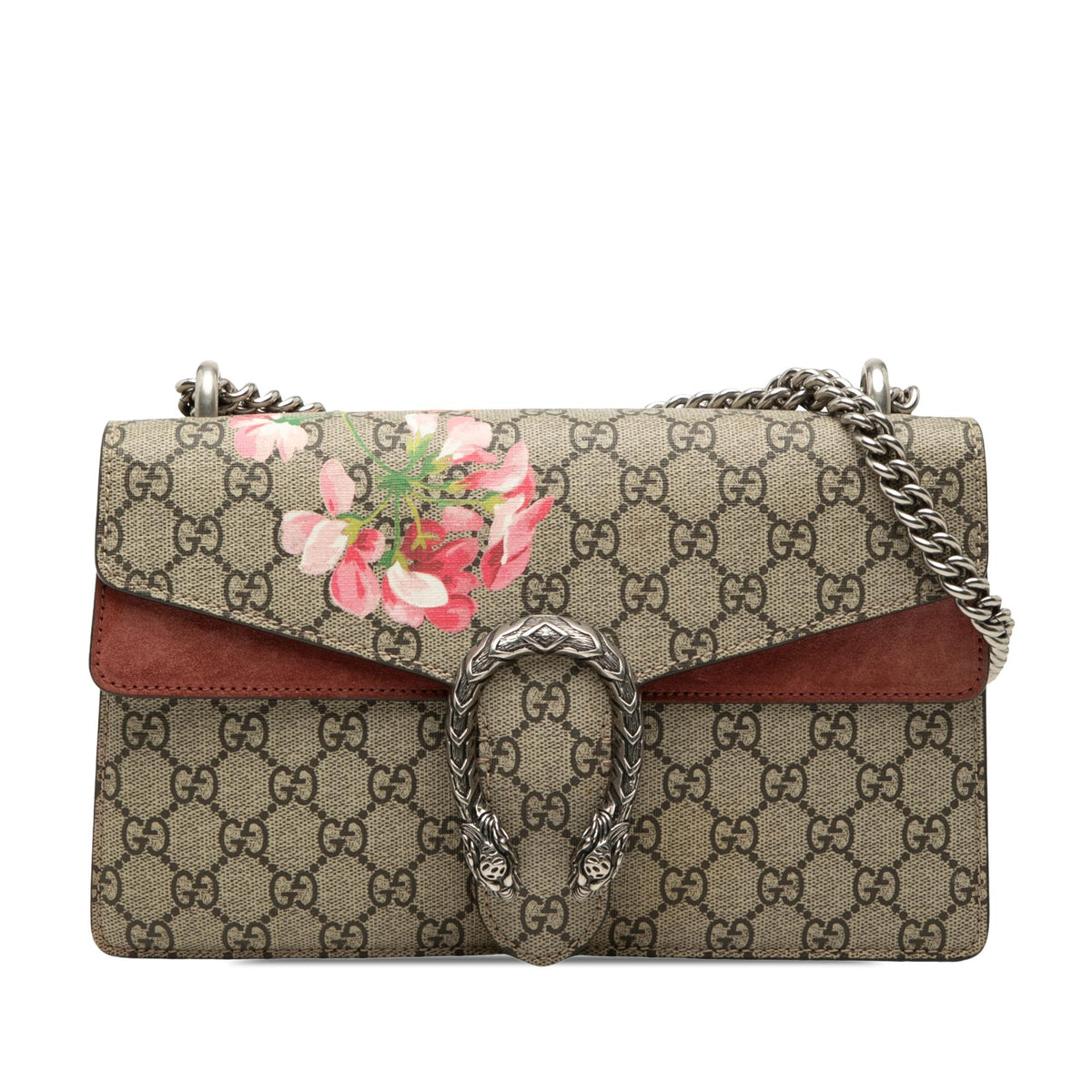 Gucci Medium GG Supreme Blooms Dionysus Shoulder Bag