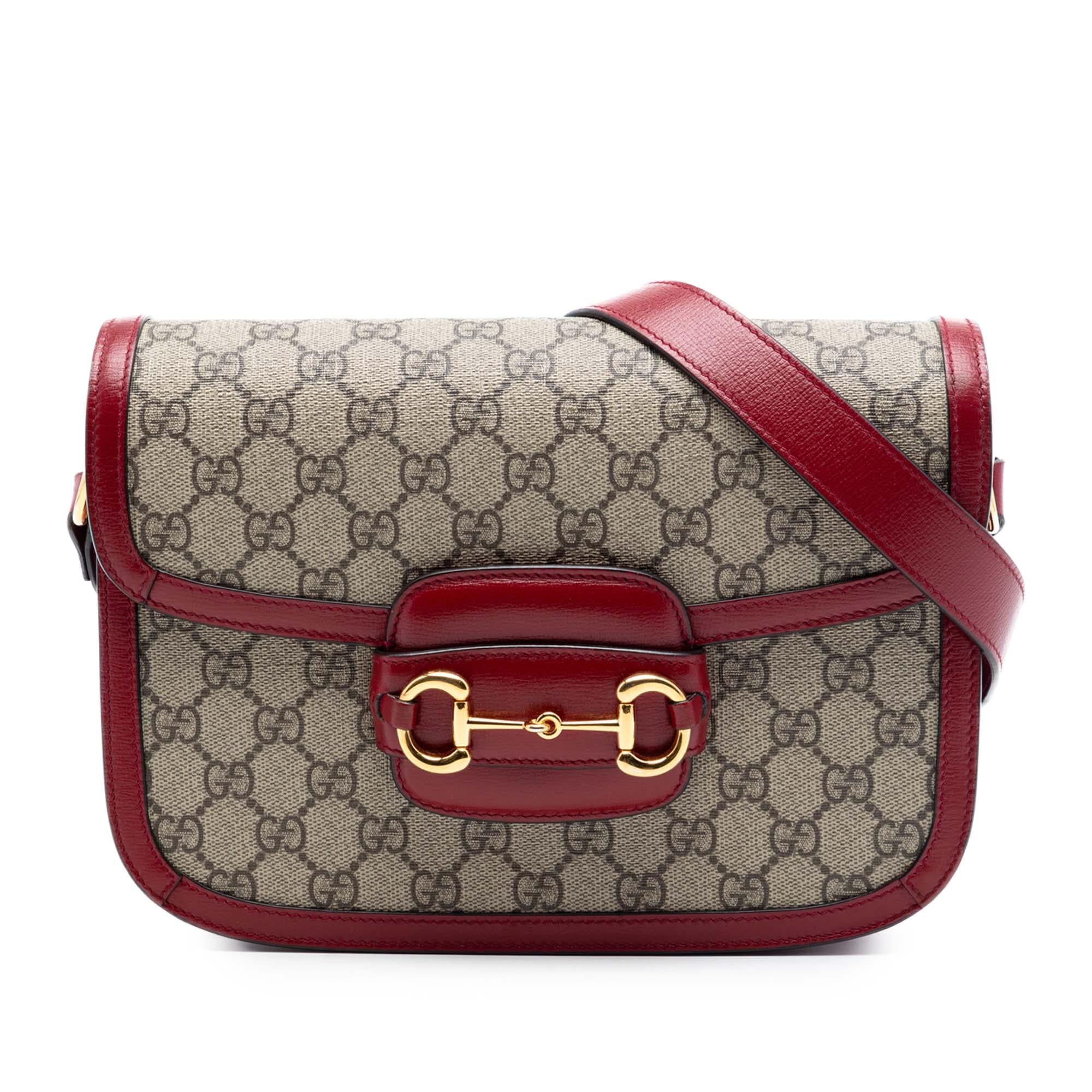 Gucci Medium GG Supreme Horsebit 1955 Shoulder Bag