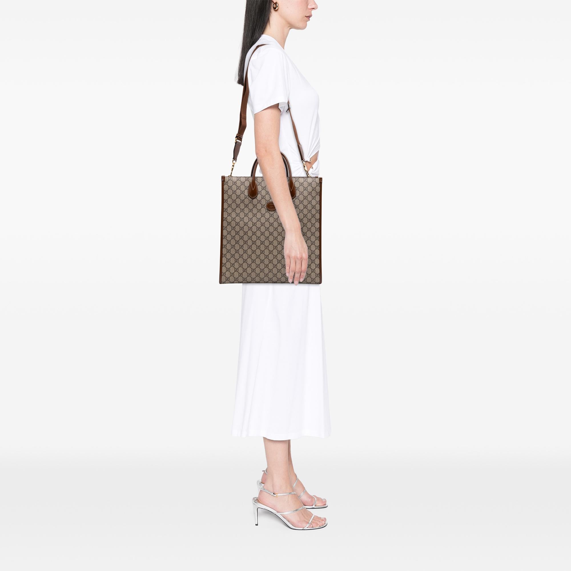 Gucci Medium GG Supreme Interlocking G Tote