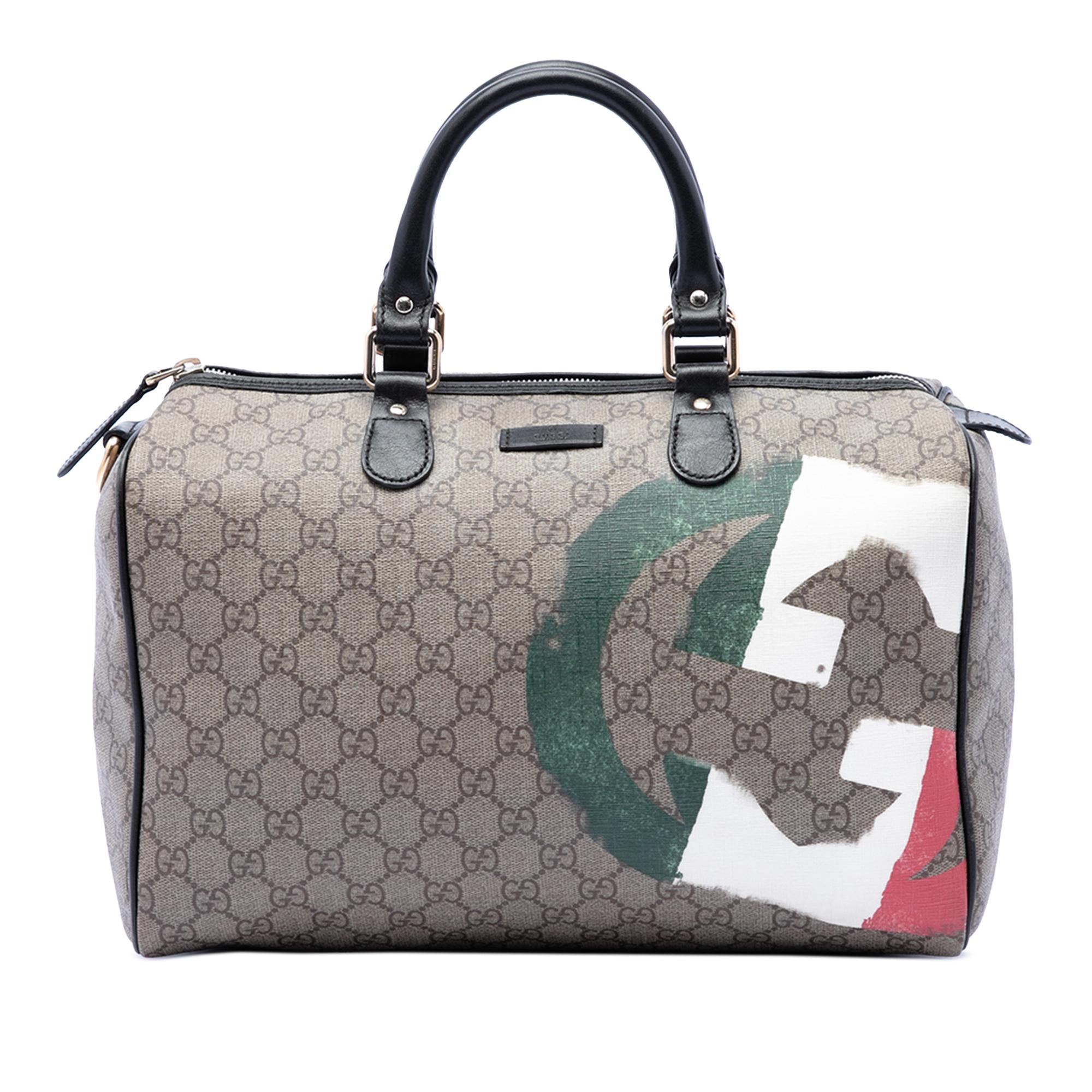Gucci Medium GG Supreme Italian Flag Joy Boston Bag