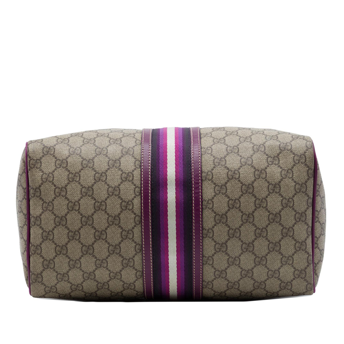 Gucci Medium GG Supreme Joy Web Boston Bag