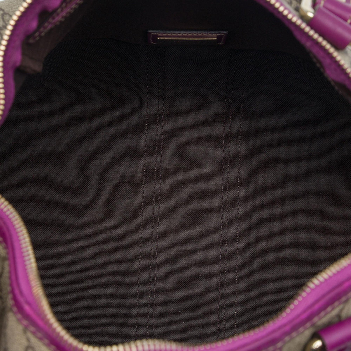 Gucci Medium GG Supreme Joy Web Boston Bag