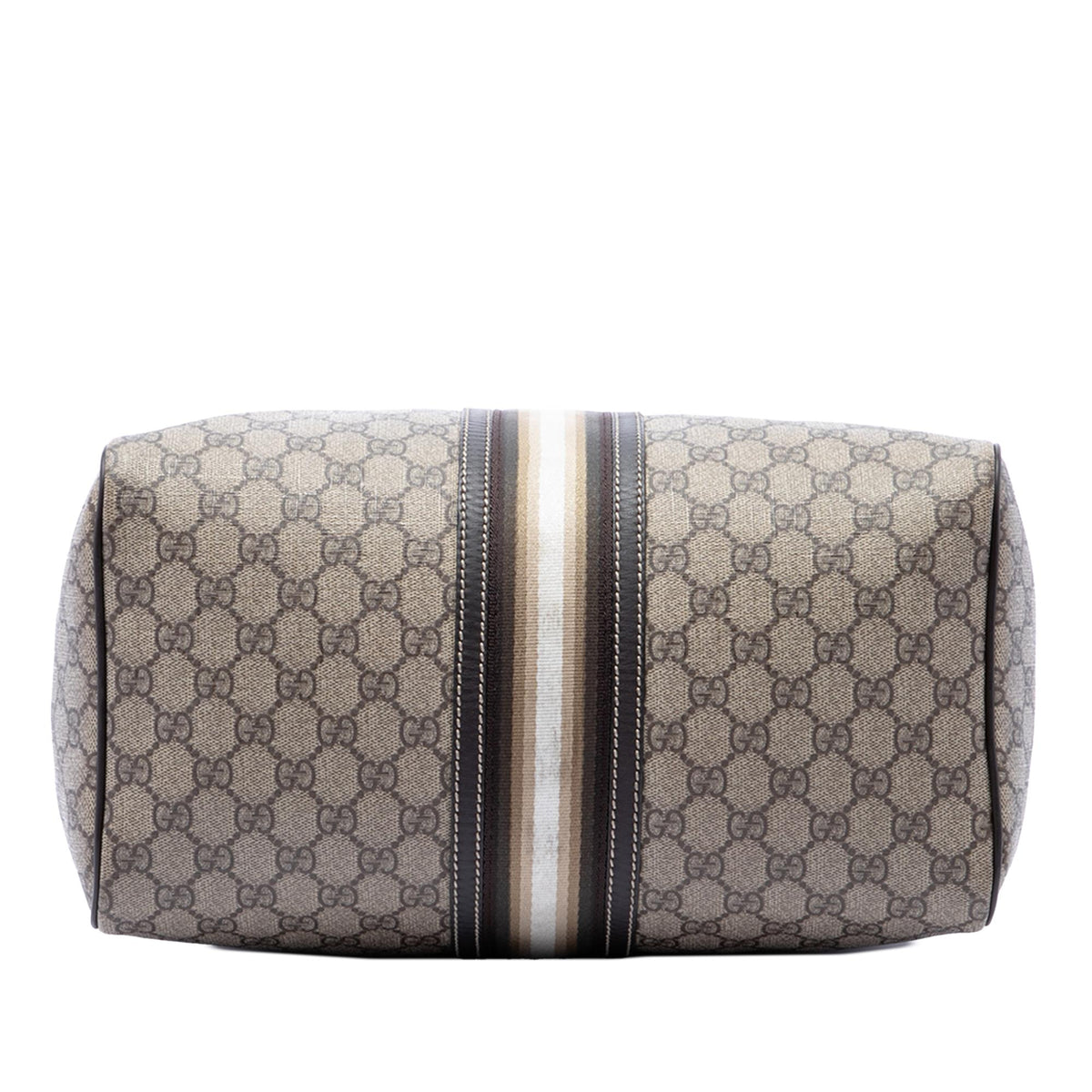 Gucci Medium GG Supreme Joy Web Boston Bag