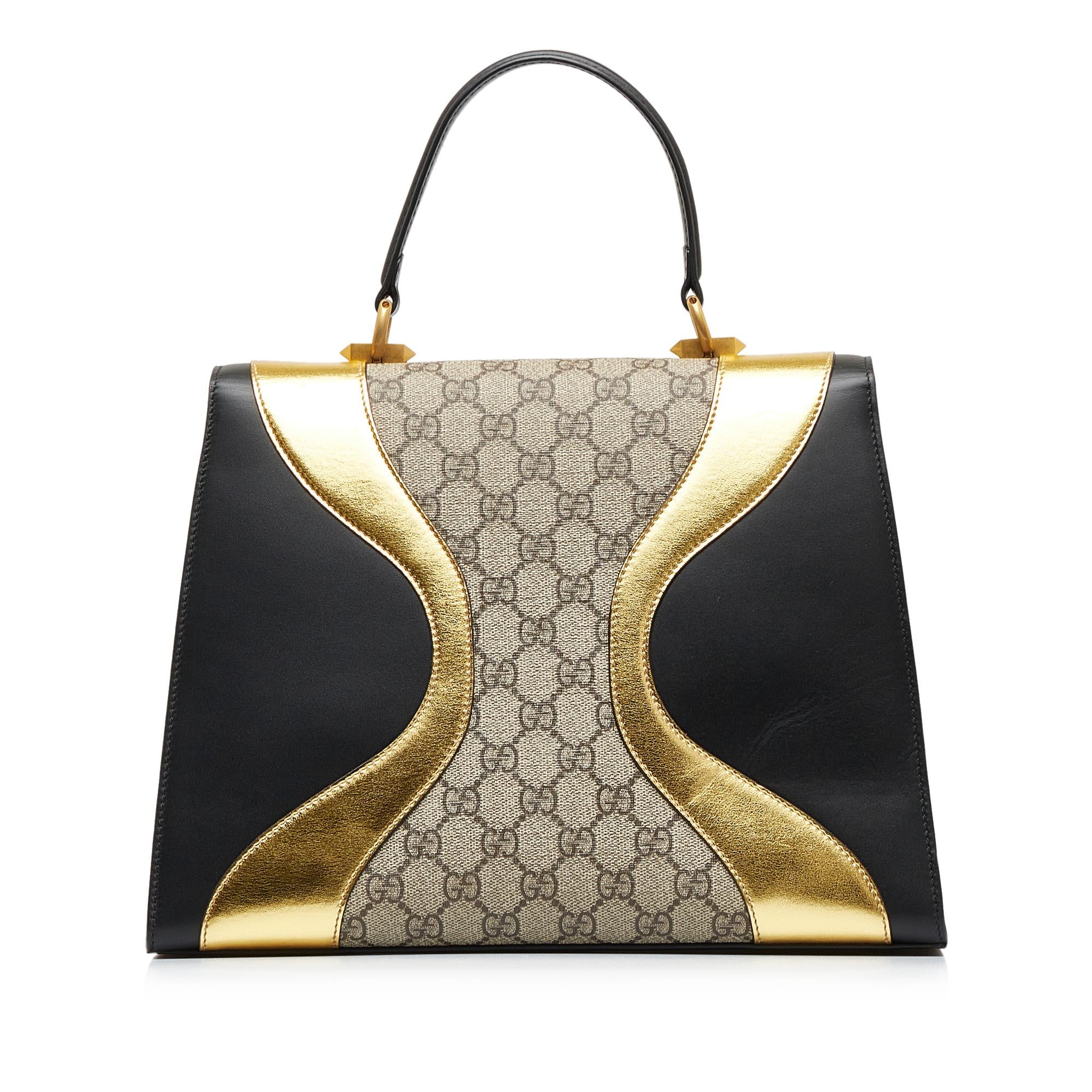 Gucci Medium GG Supreme Osiride Top Handle Bag (SHG-SiBVGy)