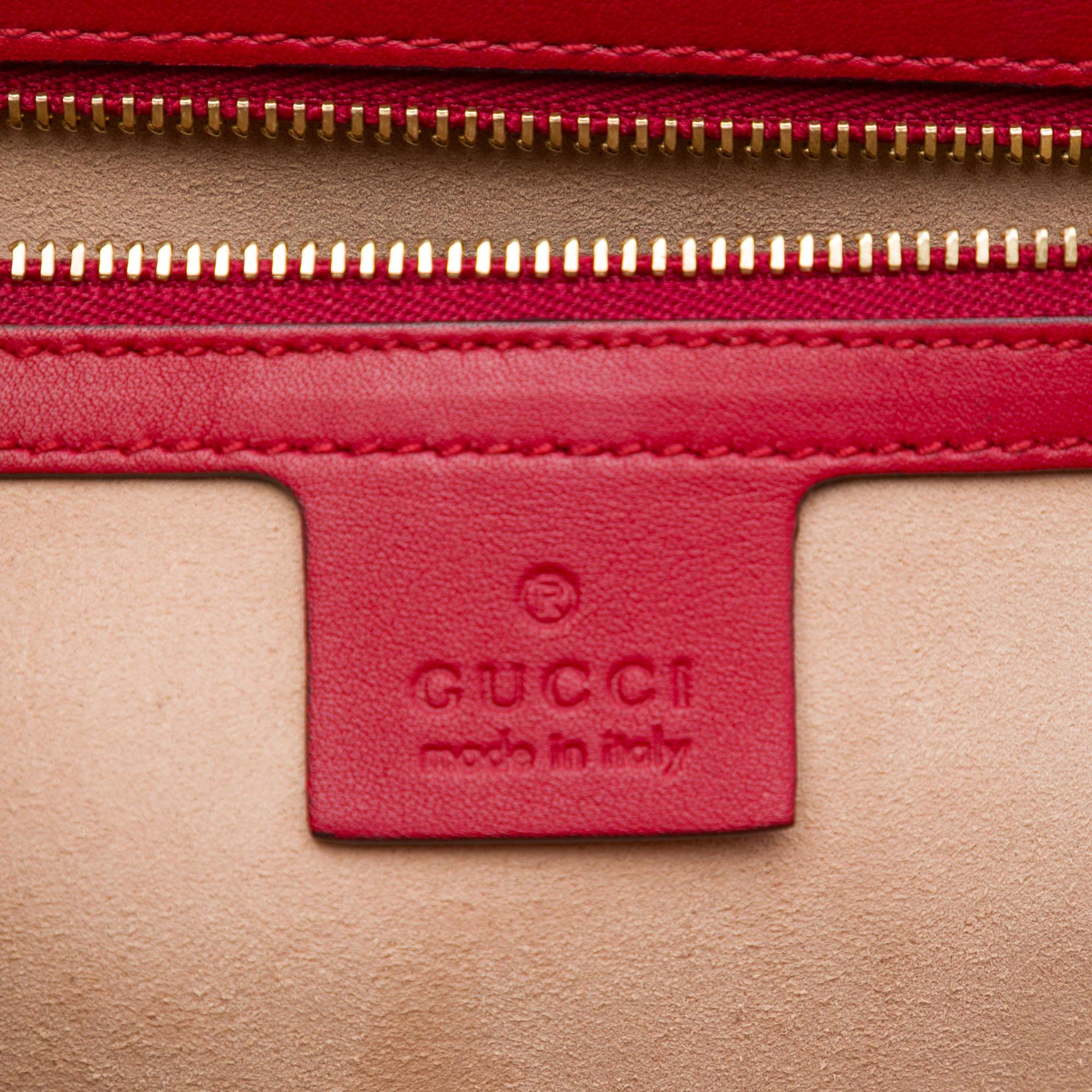 Gucci Medium GG Supreme Padlock Shoulder Bag