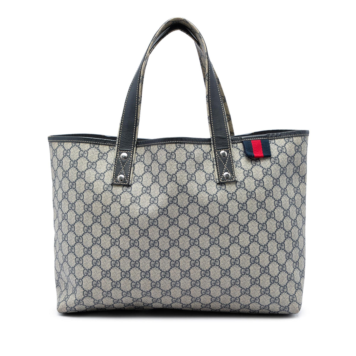 Gucci Medium GG Supreme Web Loop Tote