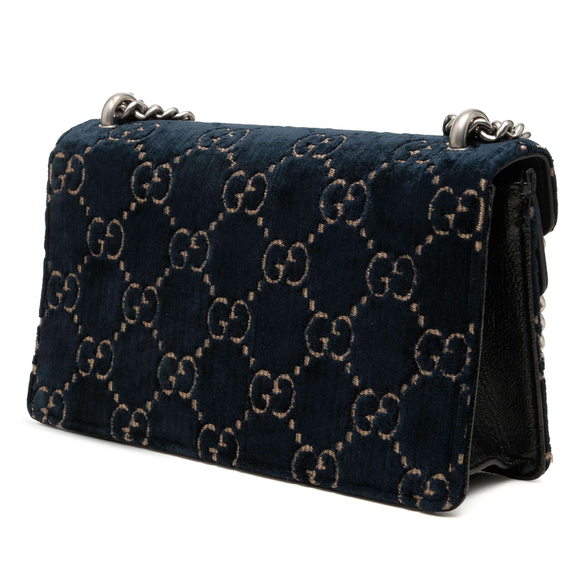 Gucci Medium GG Velvet Dionysus Crossbody