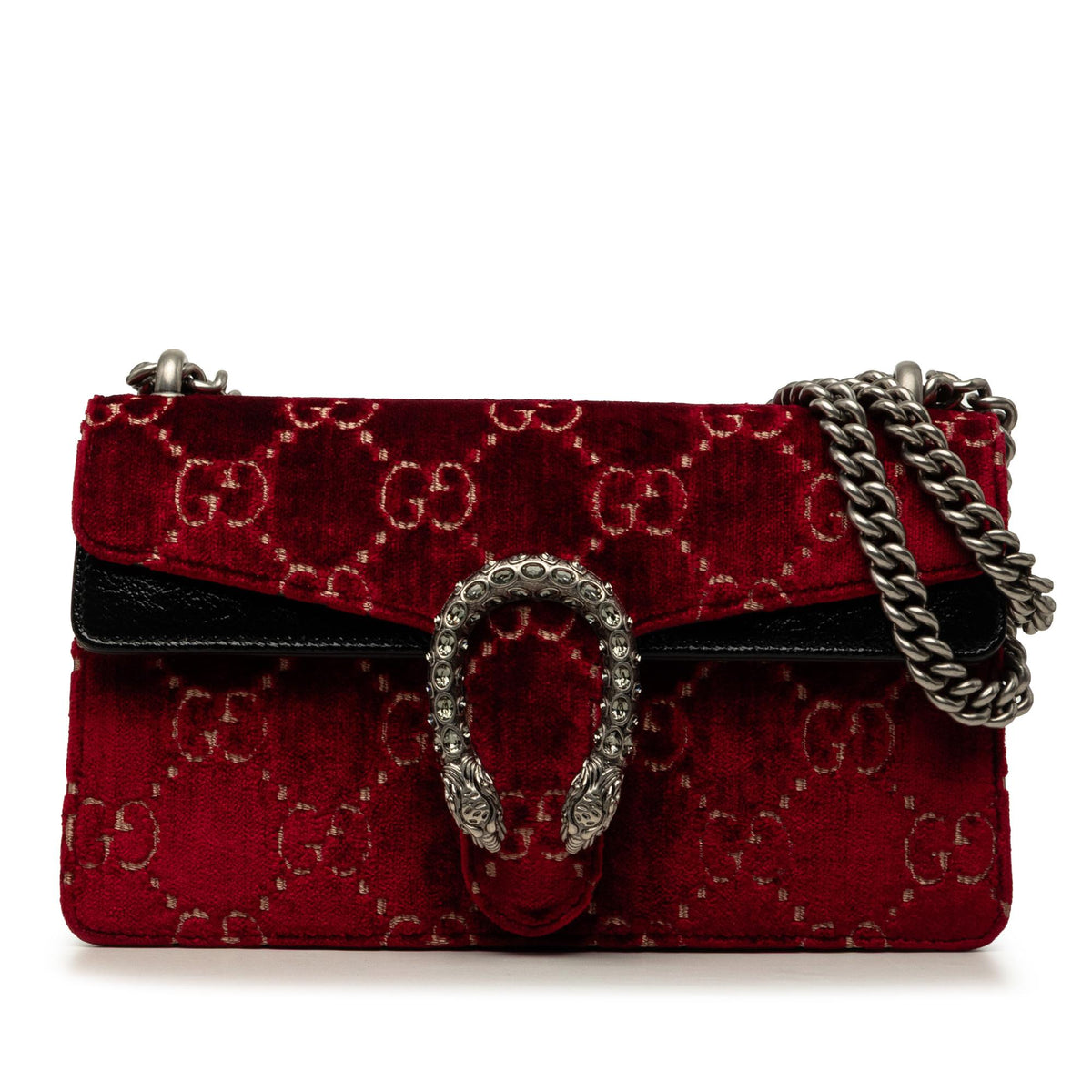 Gucci Medium GG Velvet Dionysus Crossbody