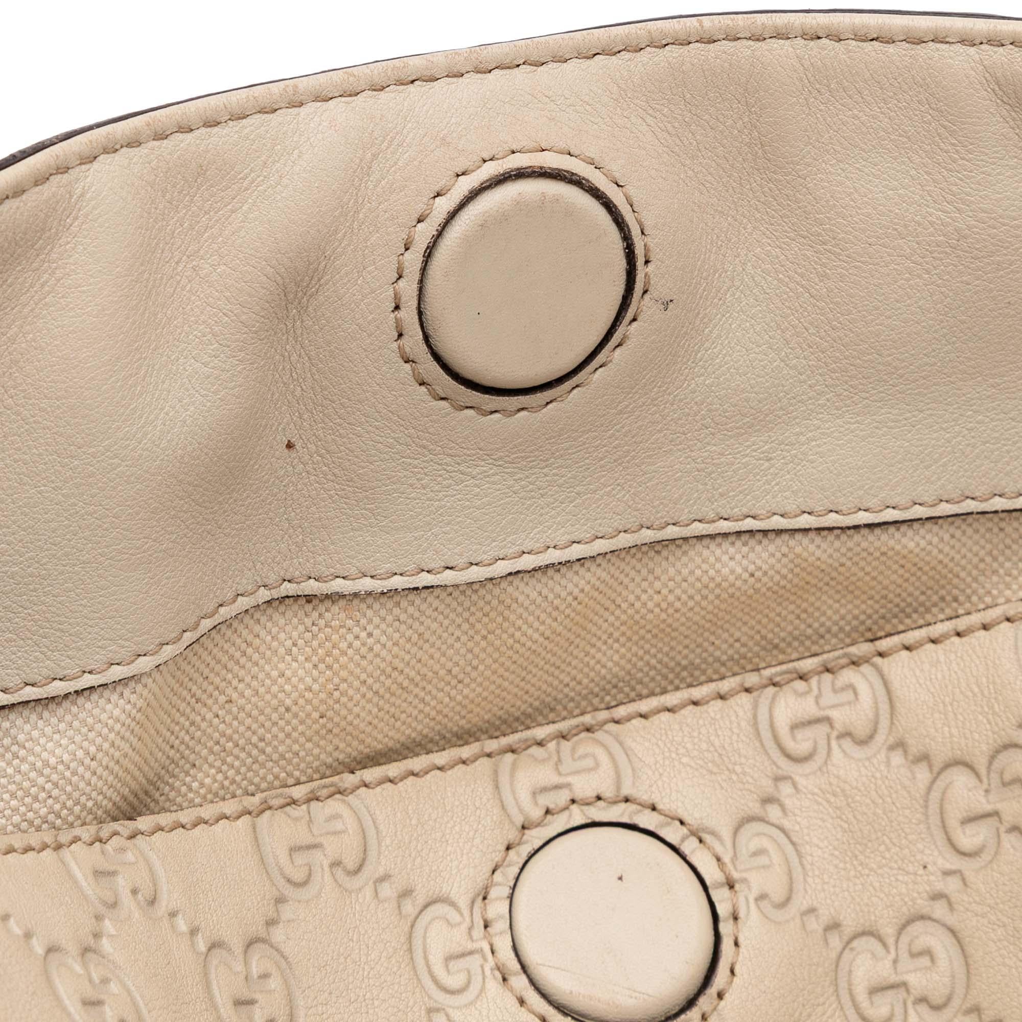 Gucci Medium Guccissima Bree Fold Over Tote