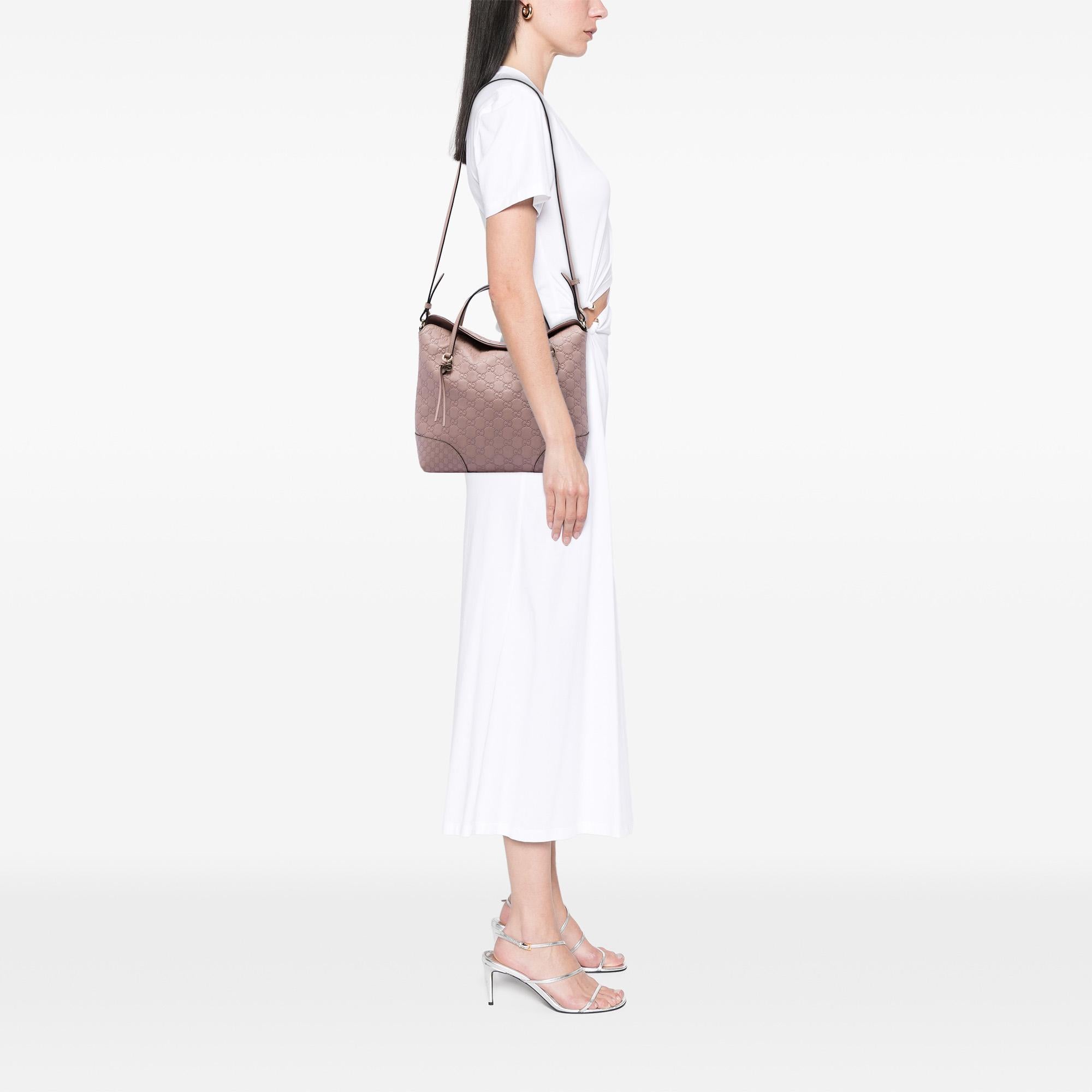 Gucci Medium Guccissima Bree Fold Over Tote