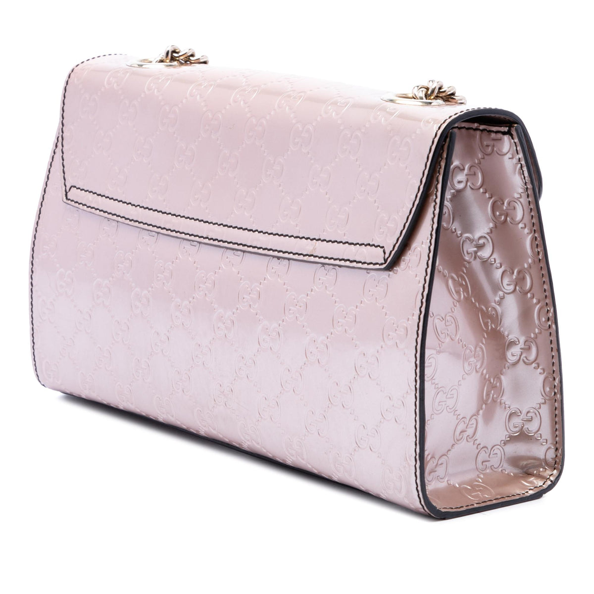 Gucci Medium Guccissima Patent Emily Shoulder Bag