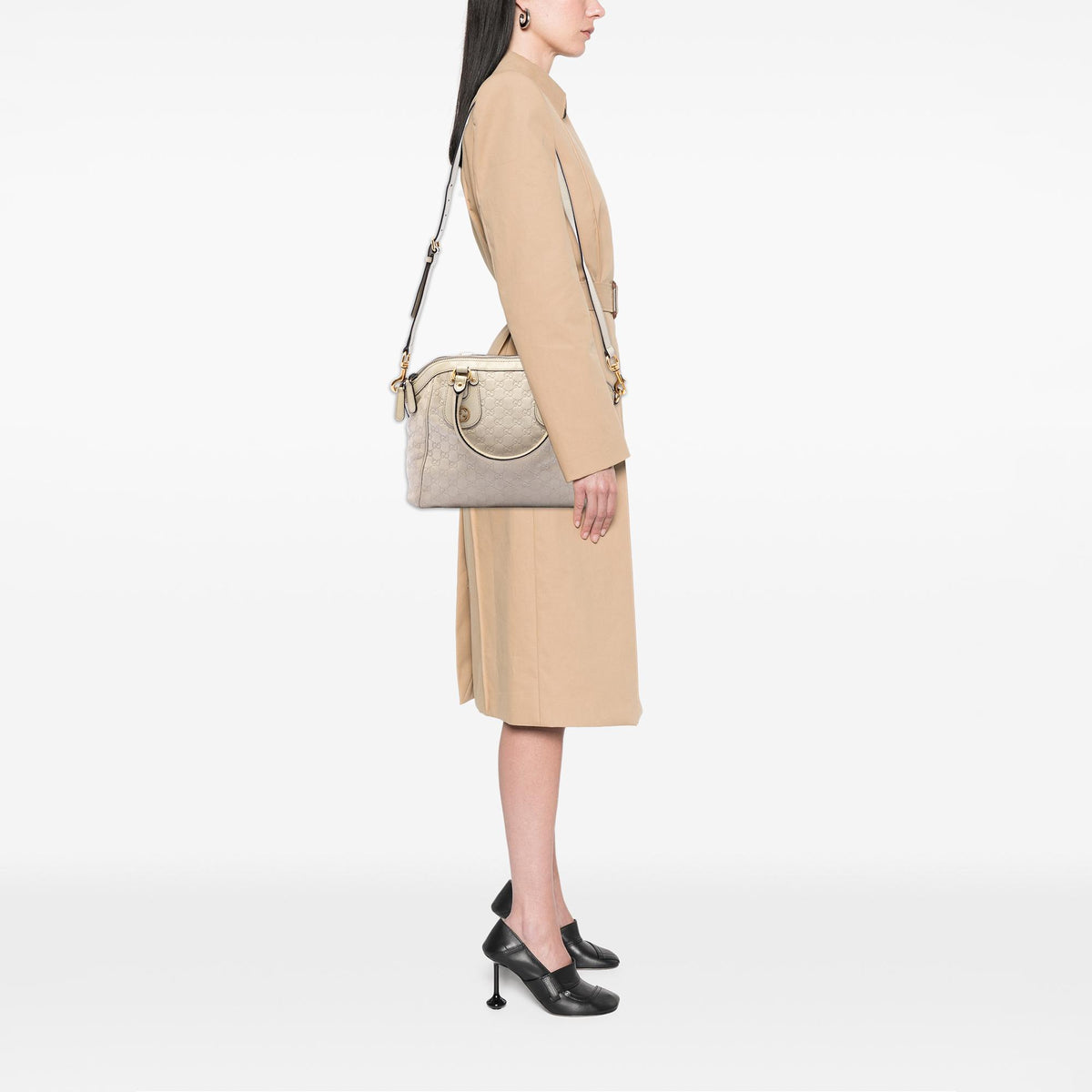 Gucci Medium Guccissima Scarlett Satchel