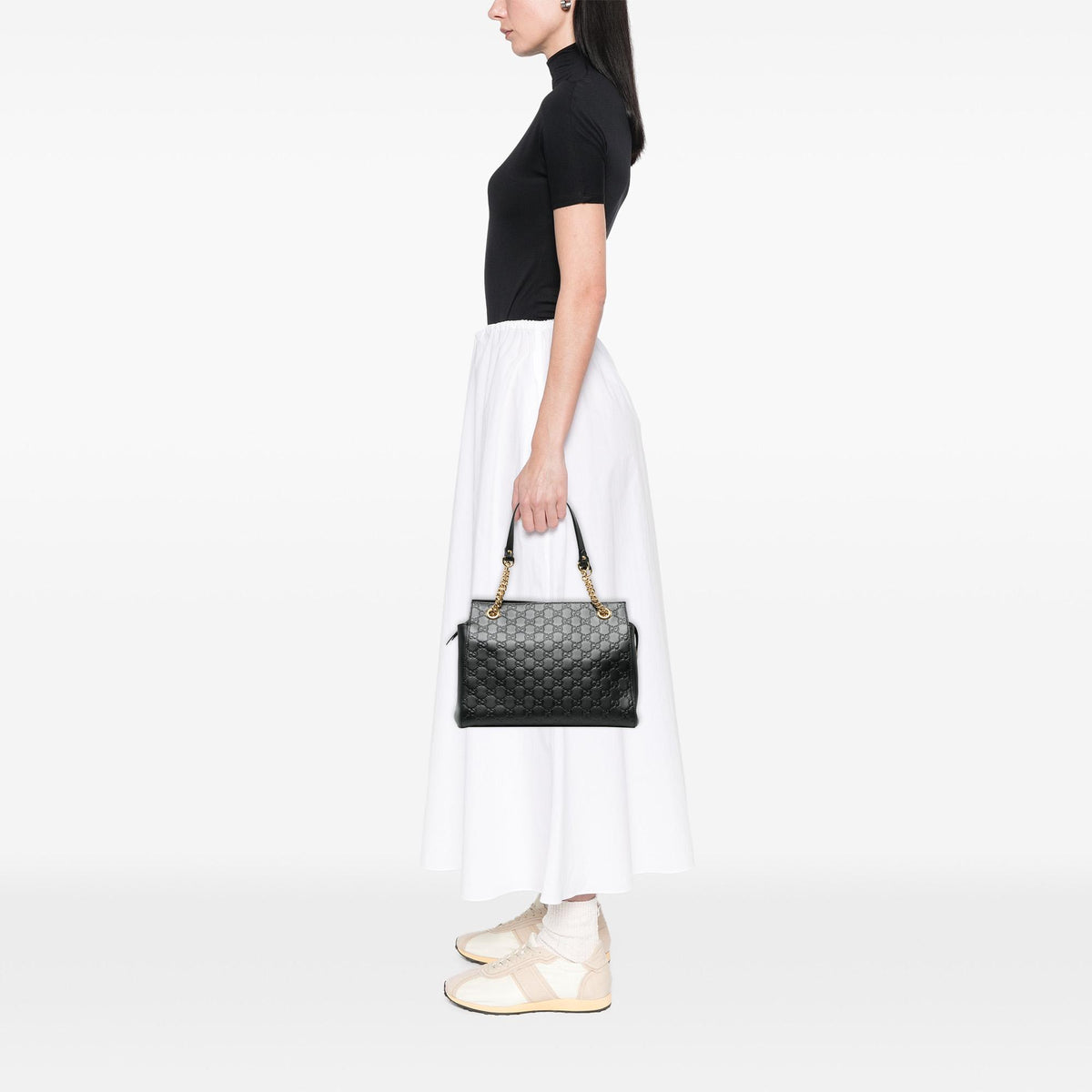 Gucci Medium Guccissima Soft Shoulder Bag