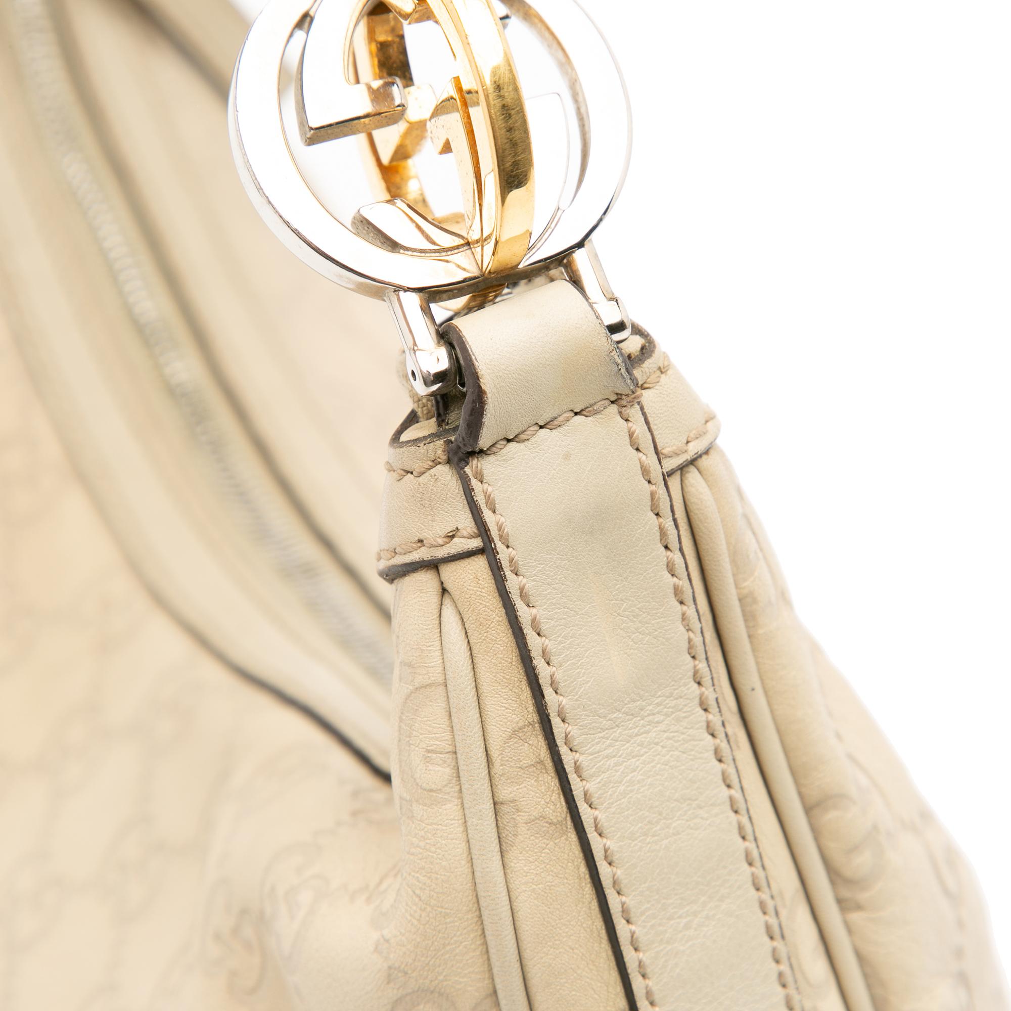 Gucci Medium Guccissima Twins Hobo