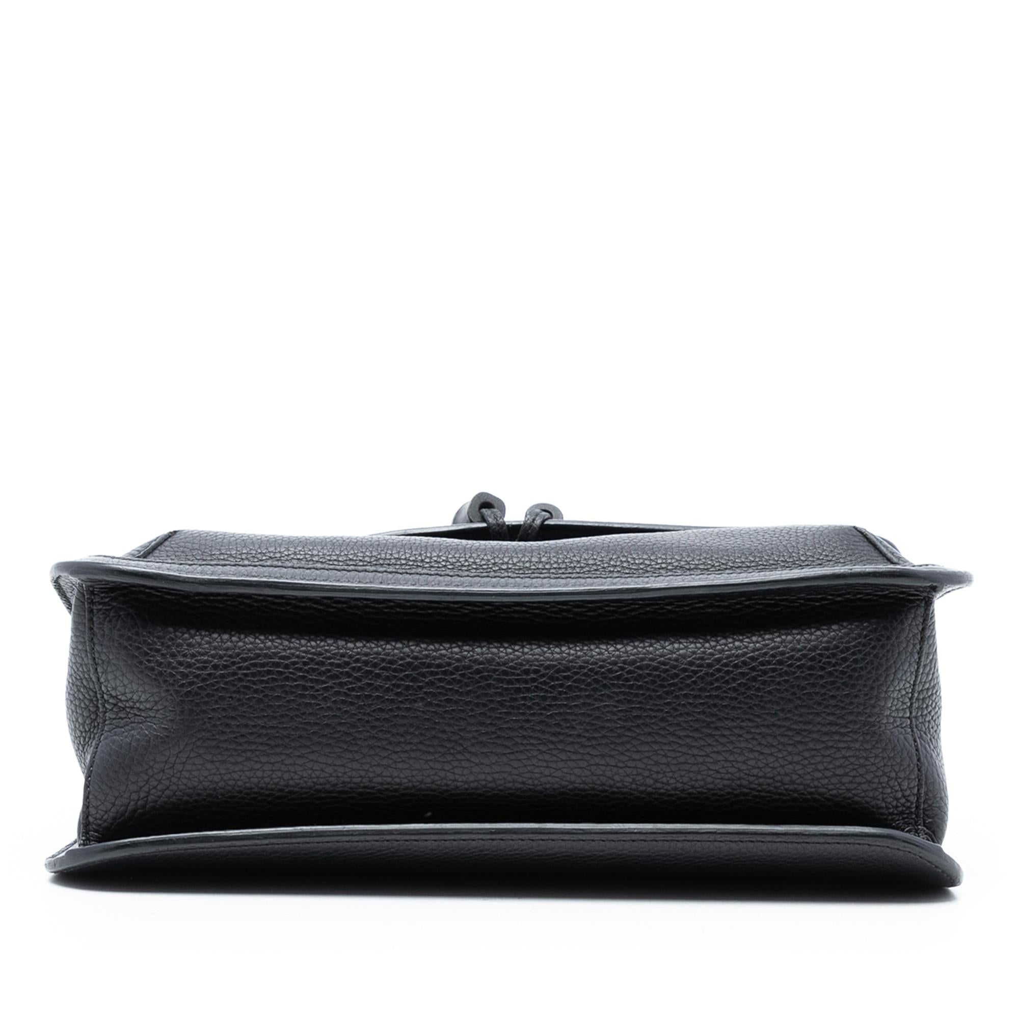 Gucci Medium Leather Bamboo Daily Crossbody