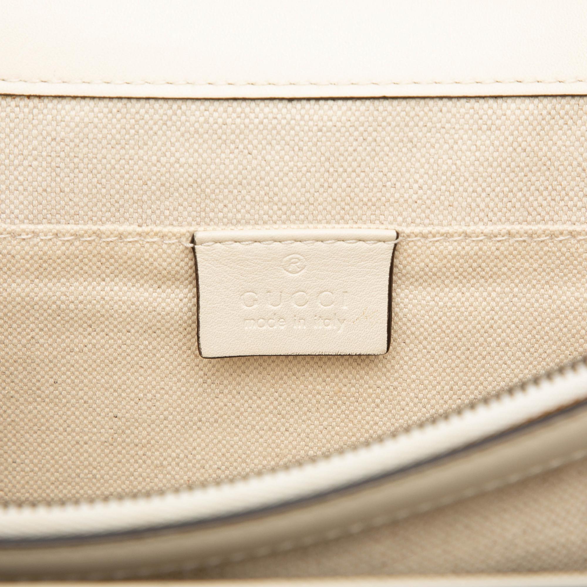 Gucci Medium Leather Bamboo Dionysus Web Satchel